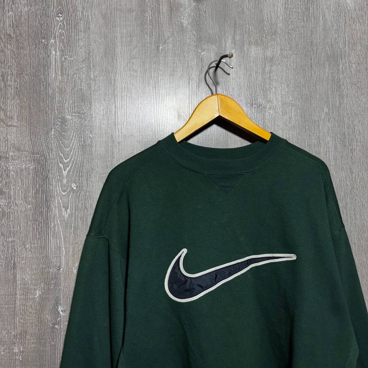Nike Rare! Nike Vintage Sweatshirt 90s Swoosh Size US XL / EU 56 / 4 - 2 Thumbnail