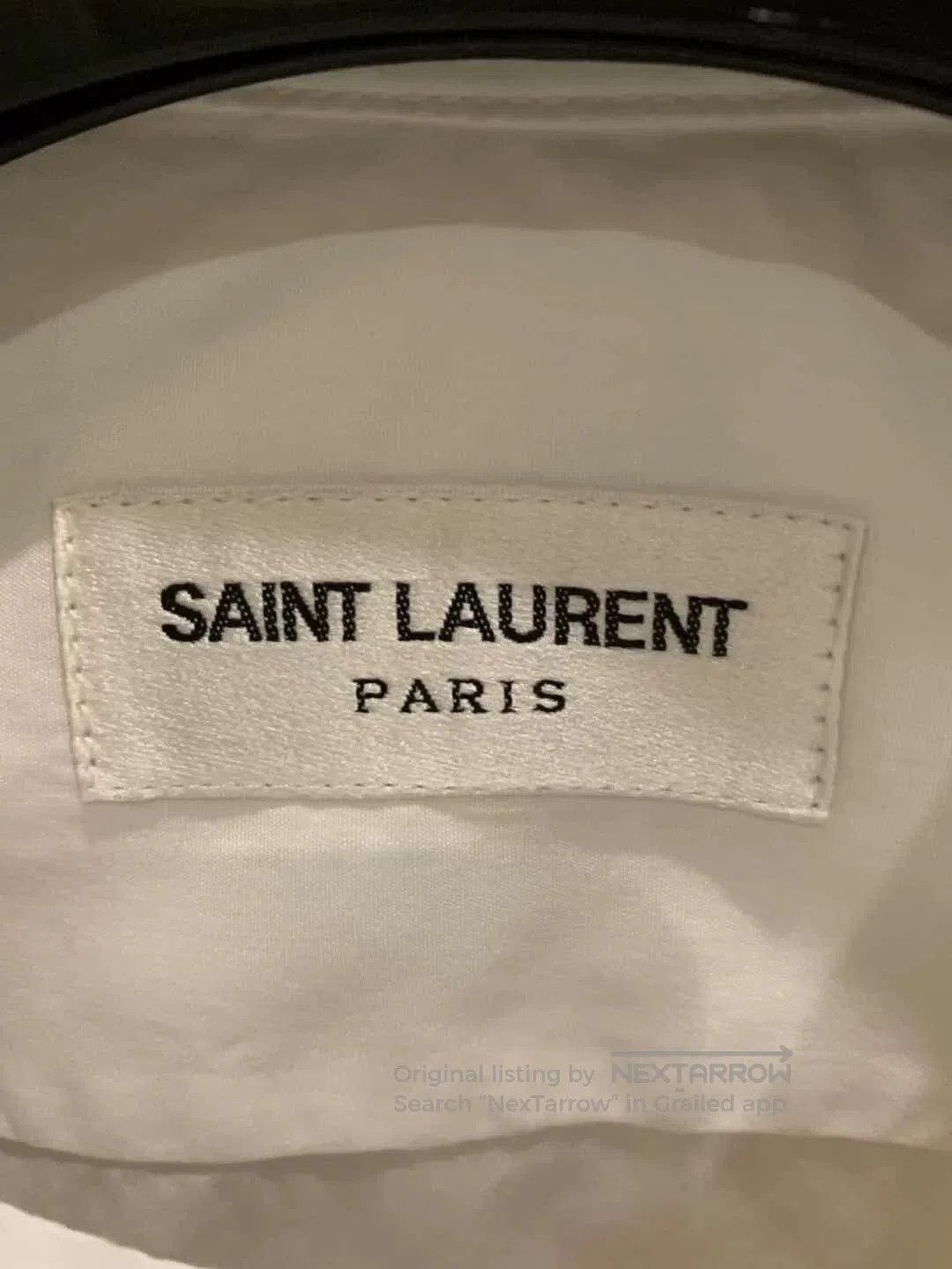 Saint Laurent Paris Saint Laurent White Button-Front Shirt. Size S / US 4 / IT 40 - 2 Thumbnail