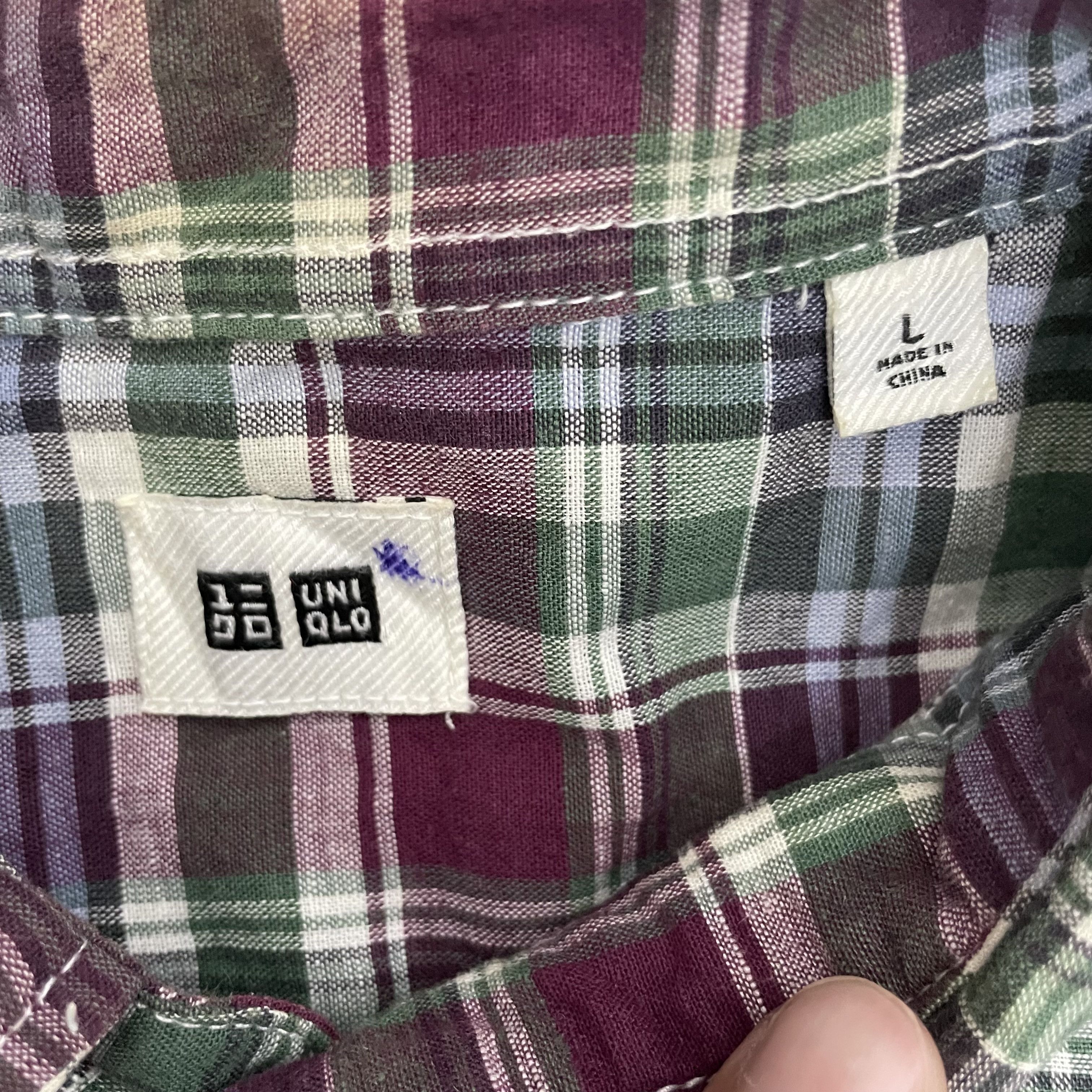 Japanese Brand × Uniqlo ⭐️SALE⭐️ [L] UNIQLO LINEN COTTON SHIRT Size US L / EU 52-54 / 3 - 4 Thumbnail