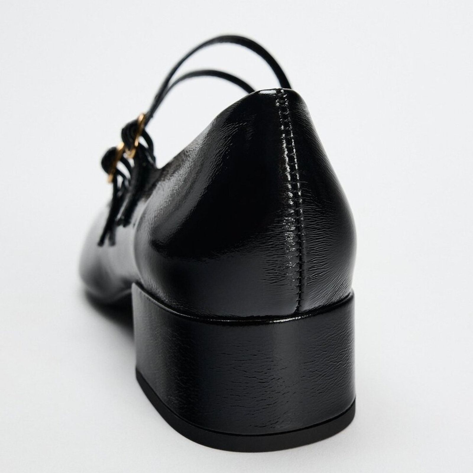 Zara ZARA Faux Patent Leather Heels Size US 9 / IT 39 - 5 Thumbnail