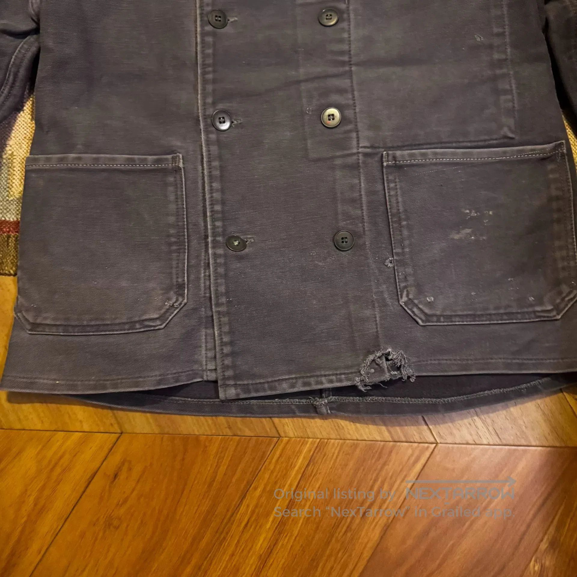 Vintage Vintage French Moleskin Work Jacket. Size US M / EU 48-50 / 2 - 3 Thumbnail