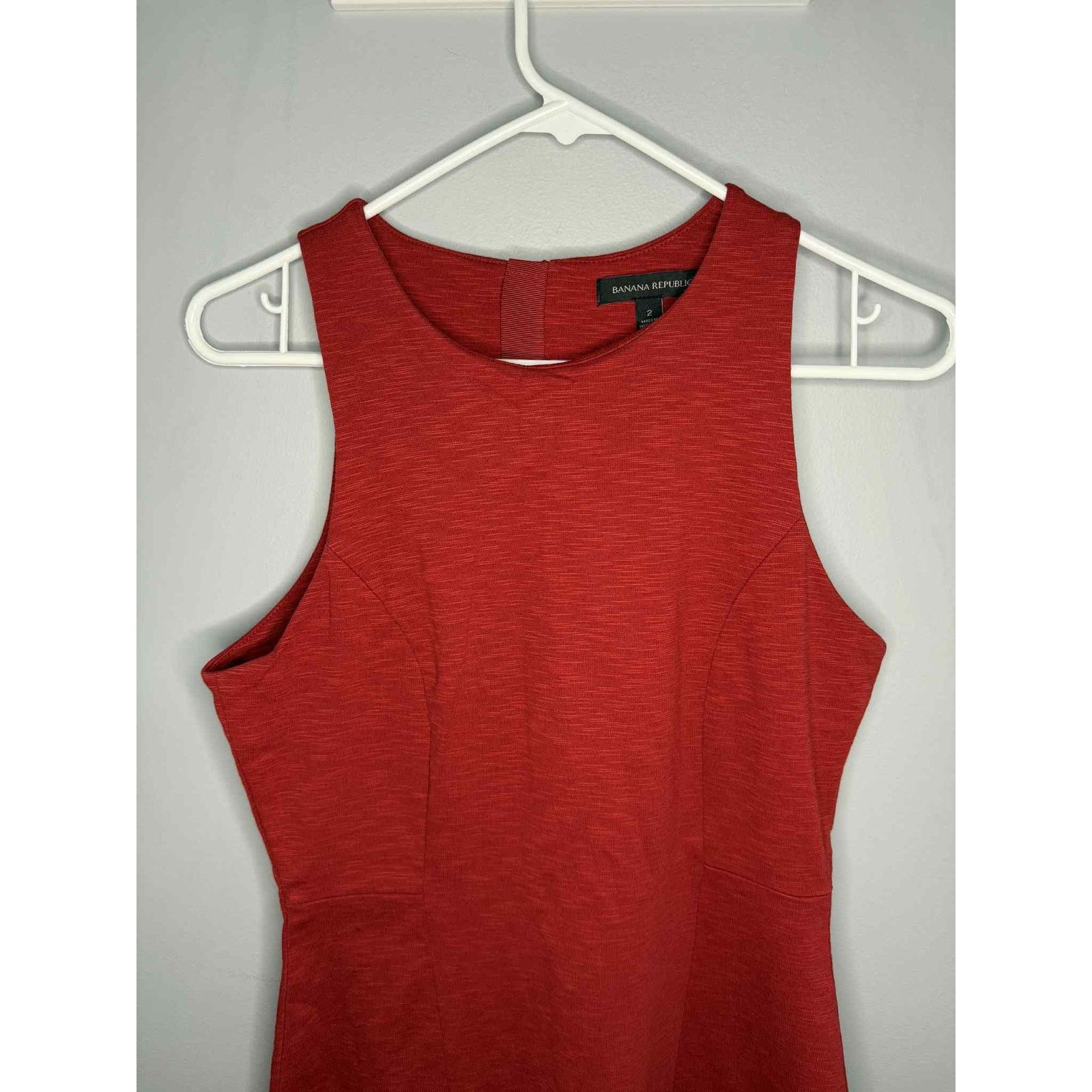 Banana Republic Banana Republic Ponte Mini Dress Beret Red Heathered Women 2 Size XS / US 0-2 / IT 36-38 - 3 Thumbnail