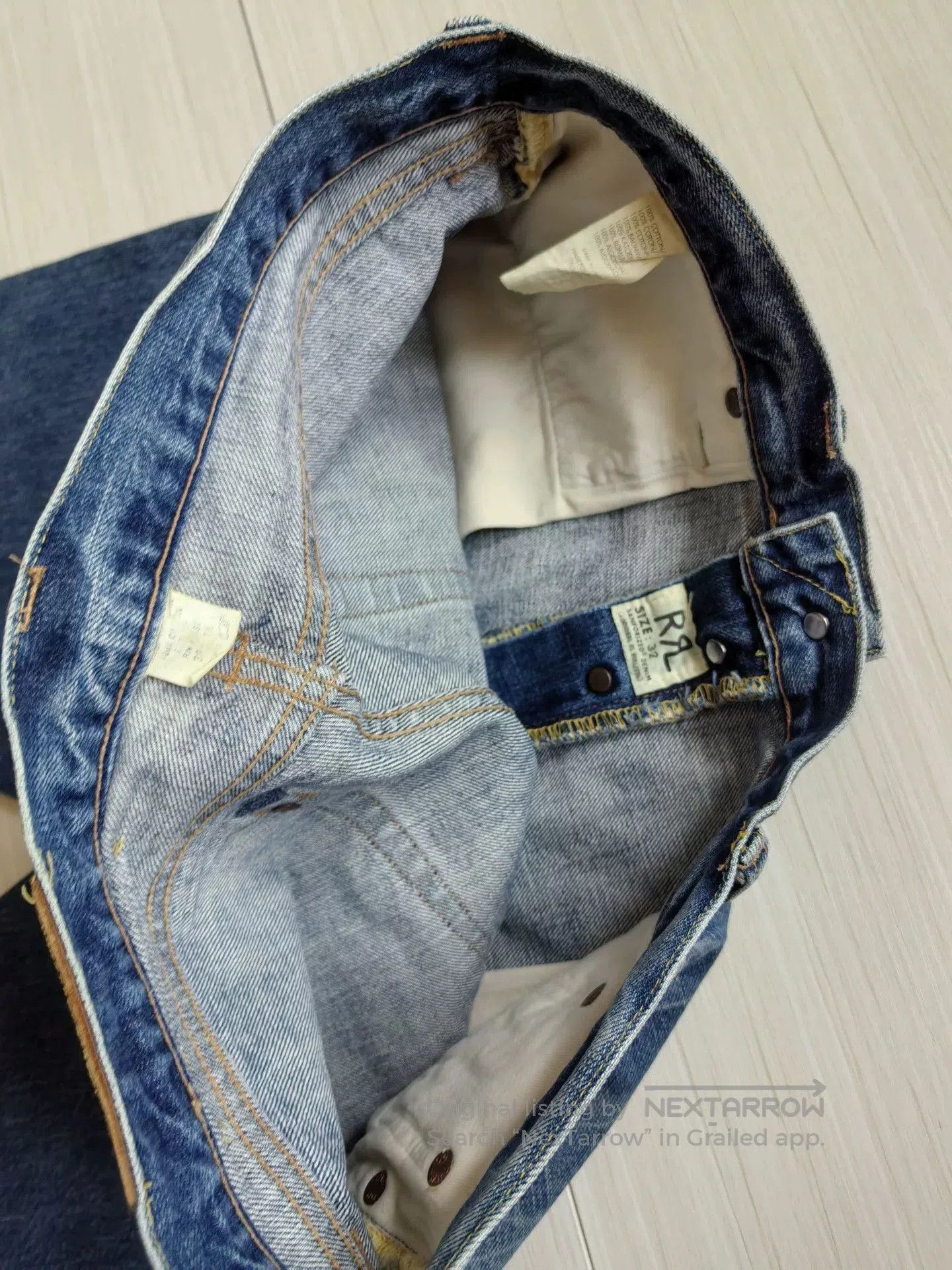 RRL Ralph Lauren rrl double rl slim boot cut jeans. Size US 32 / EU 48 - 9 Thumbnail