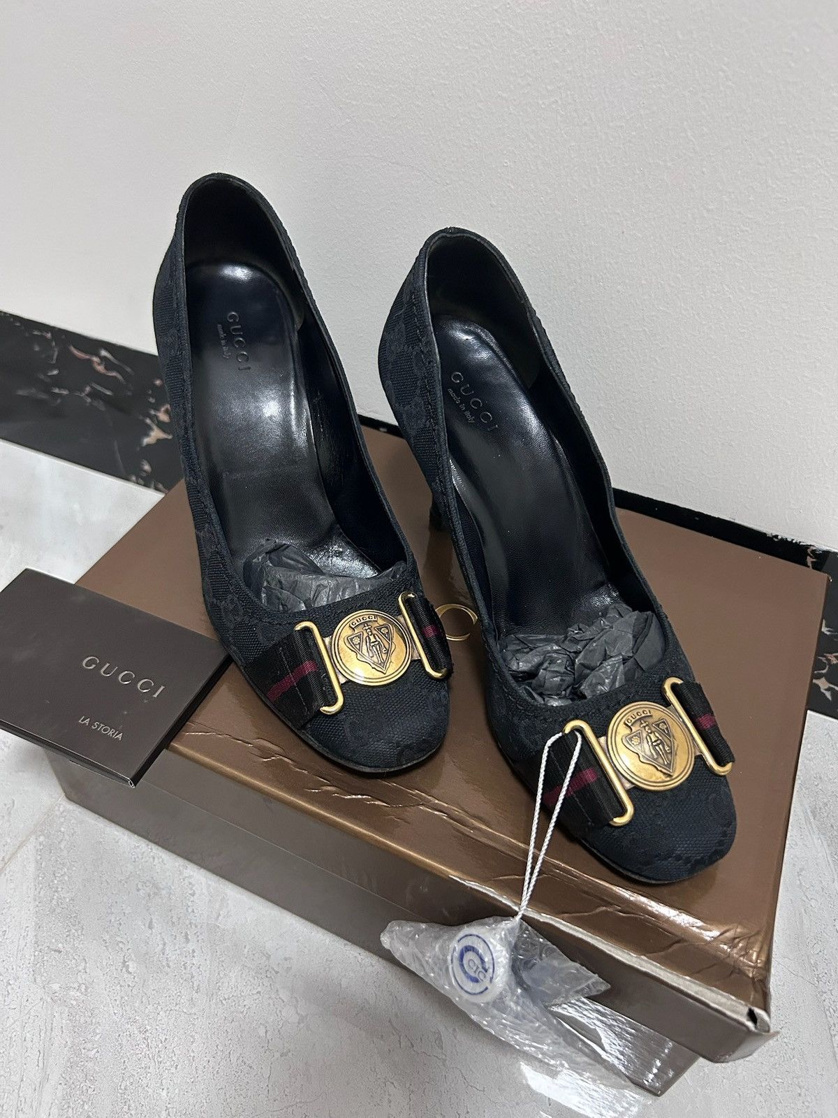 Gucci Gucci vintage classic elegant heels Size US 6 / IT 36 - 1 Thumbnail