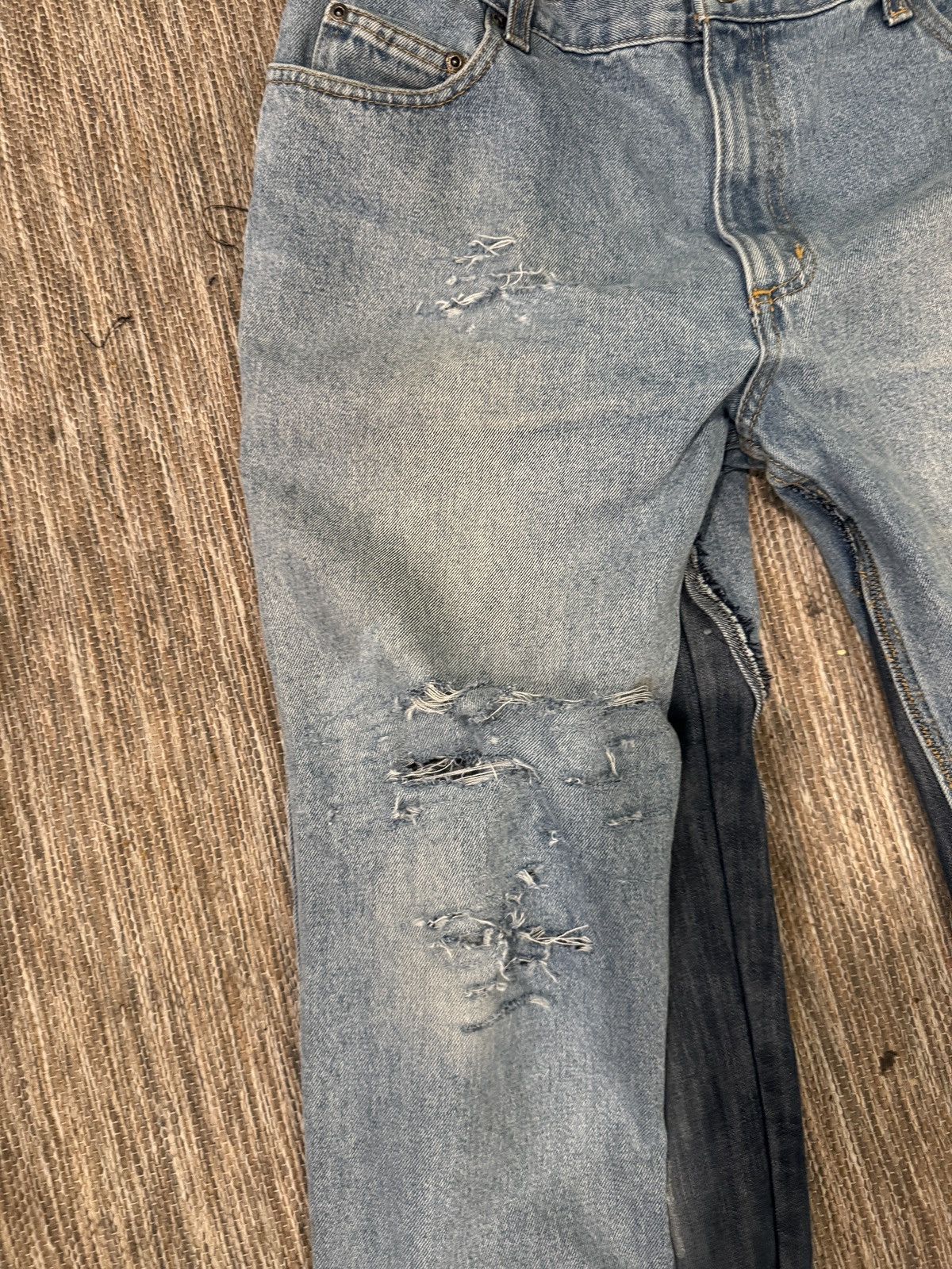 Other Distressed Flared Blue Jeans Size US 36 / EU 52 - 3 Thumbnail