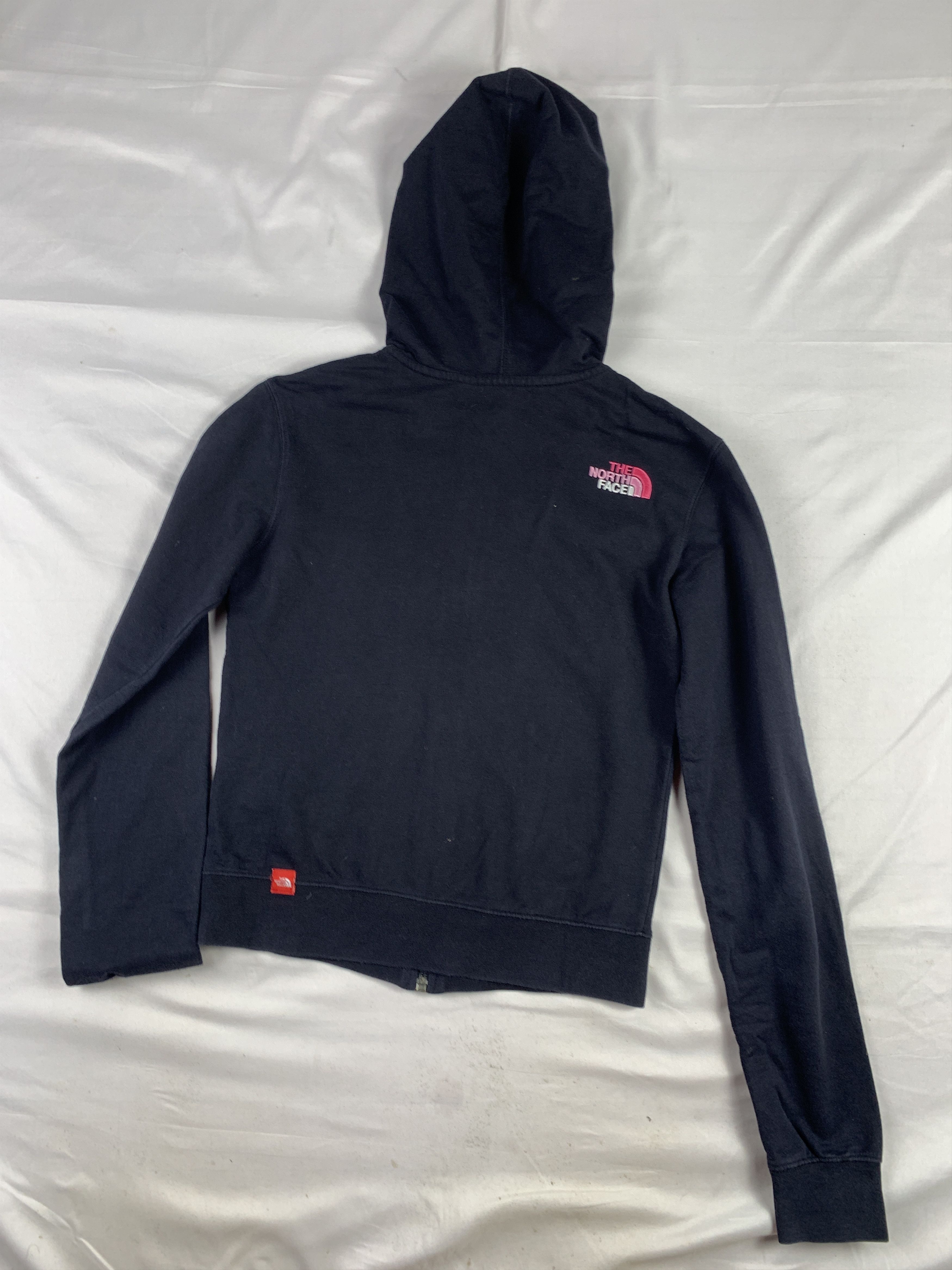 The North Face The North Face Black Embroidered Zip Hoodie (XS) Size XS / US 0-2 / IT 36-38 - 3 Thumbnail