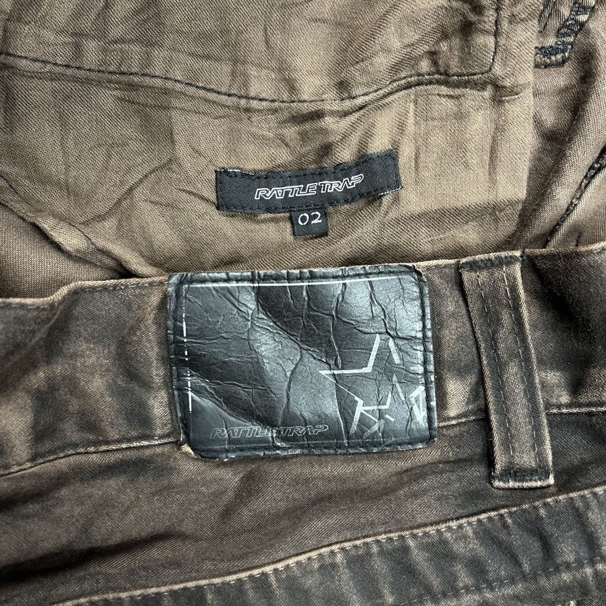 If Six Was Nine 2000s Rattle Trap - Chocolate Mud Wash Denim Pants Size US 29 - 7 Thumbnail