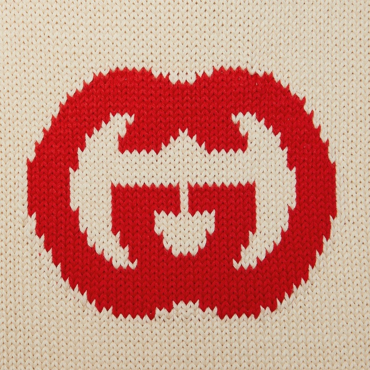 Gucci o1loc1c0925 Knit Cotton Cardigan Interlocking G in Red/Ivory Size US XS / EU 42 / 0 - 4 Thumbnail