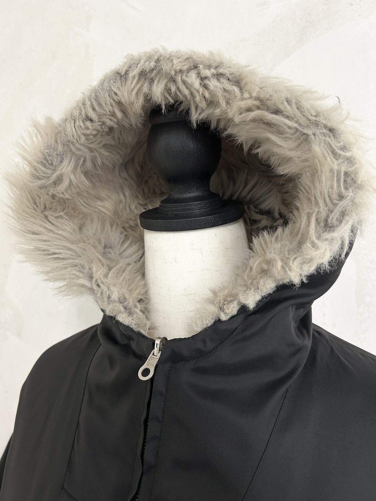 Helmut Lang Archive A/W 1992 oversized faux fur reversible jacket Size M / US 6-8 / IT 42-44 - 9 Thumbnail