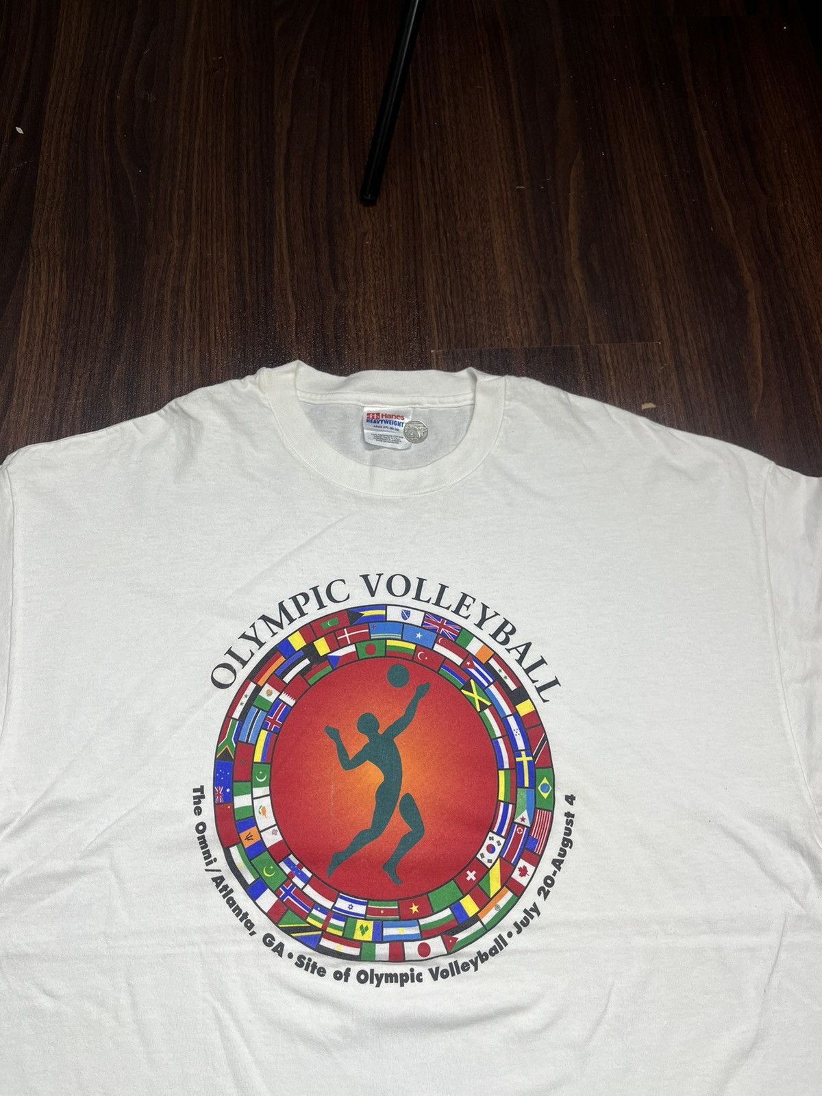 Hanes Hanes Vintage Atlanta site of volleyball t-shirt XXL Size US XXL / EU 58 / 5 - 2 Thumbnail