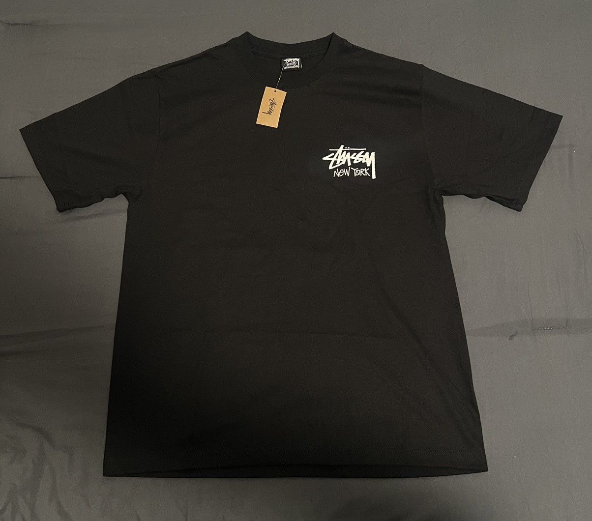 Stussy Stussy New York Exclusive Stock Tee Black Size Medium Size US M / EU 48-50 / 2 - 1 Thumbnail