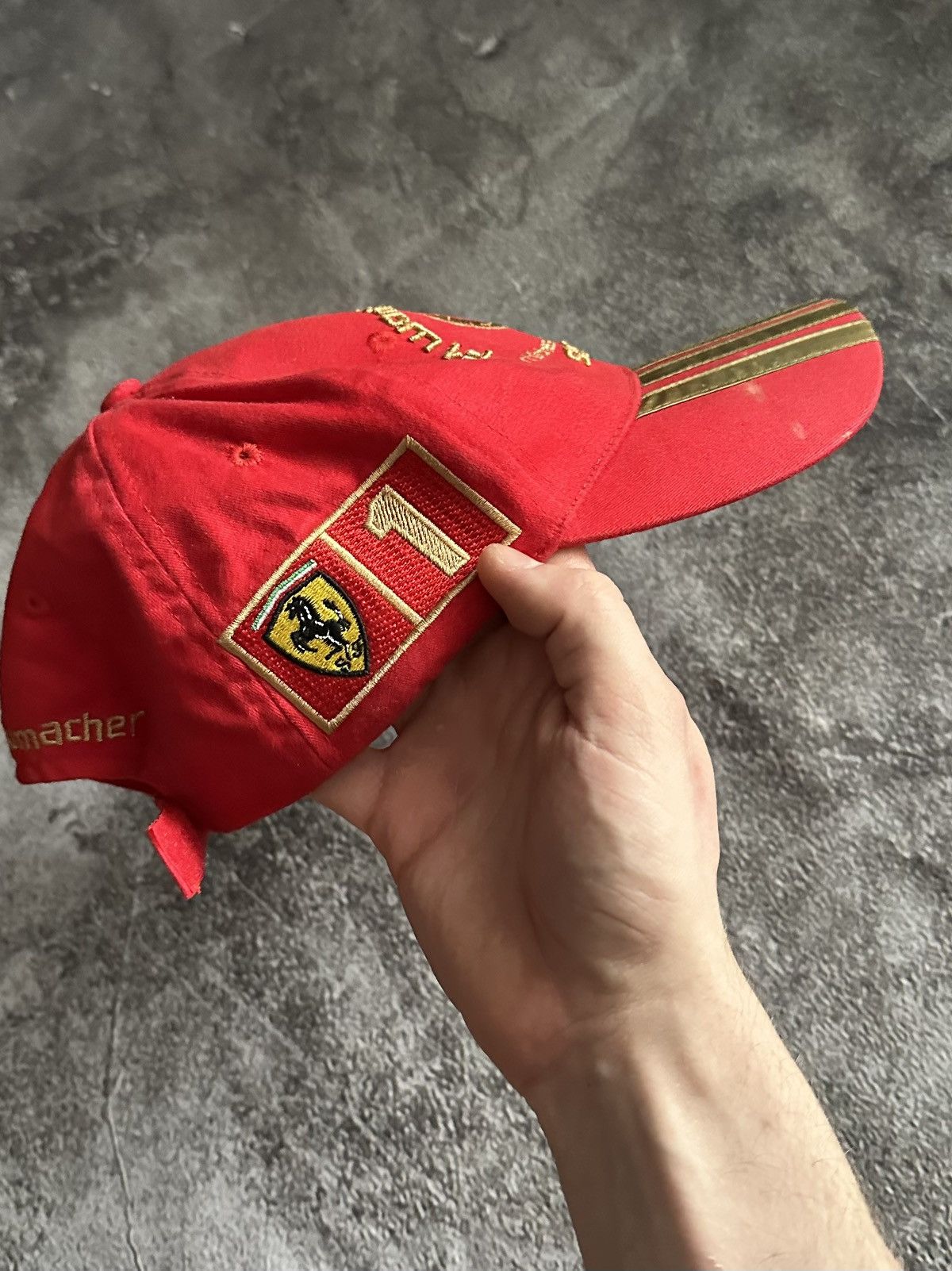 Formula 1 VINTAGE MICHAEL SCHUMACHER F1 World Champion Formula 1 Cap Size ONE SIZE - 4 Thumbnail
