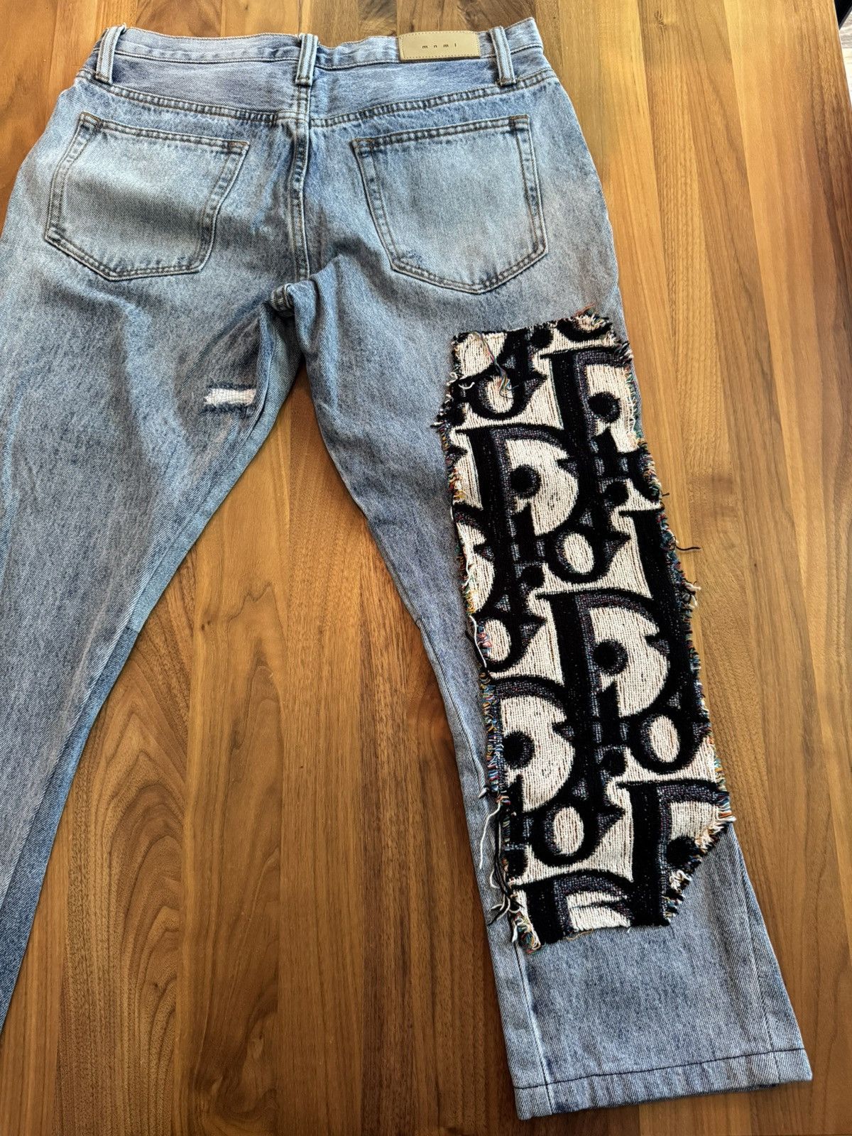 MNML Custom Dior Logo Rug Jeans Size US 30 / EU 46 - 7 Thumbnail