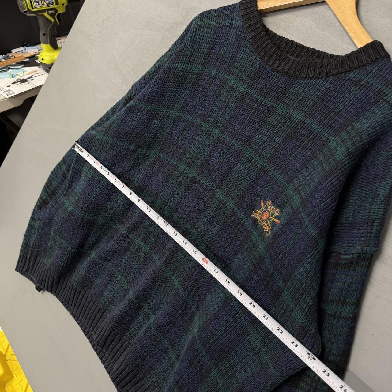 Vintage Vintage New River Plaid Chunky Golf Sweater Men’s XL Size US XL / EU 56 / 4 - 5 Thumbnail
