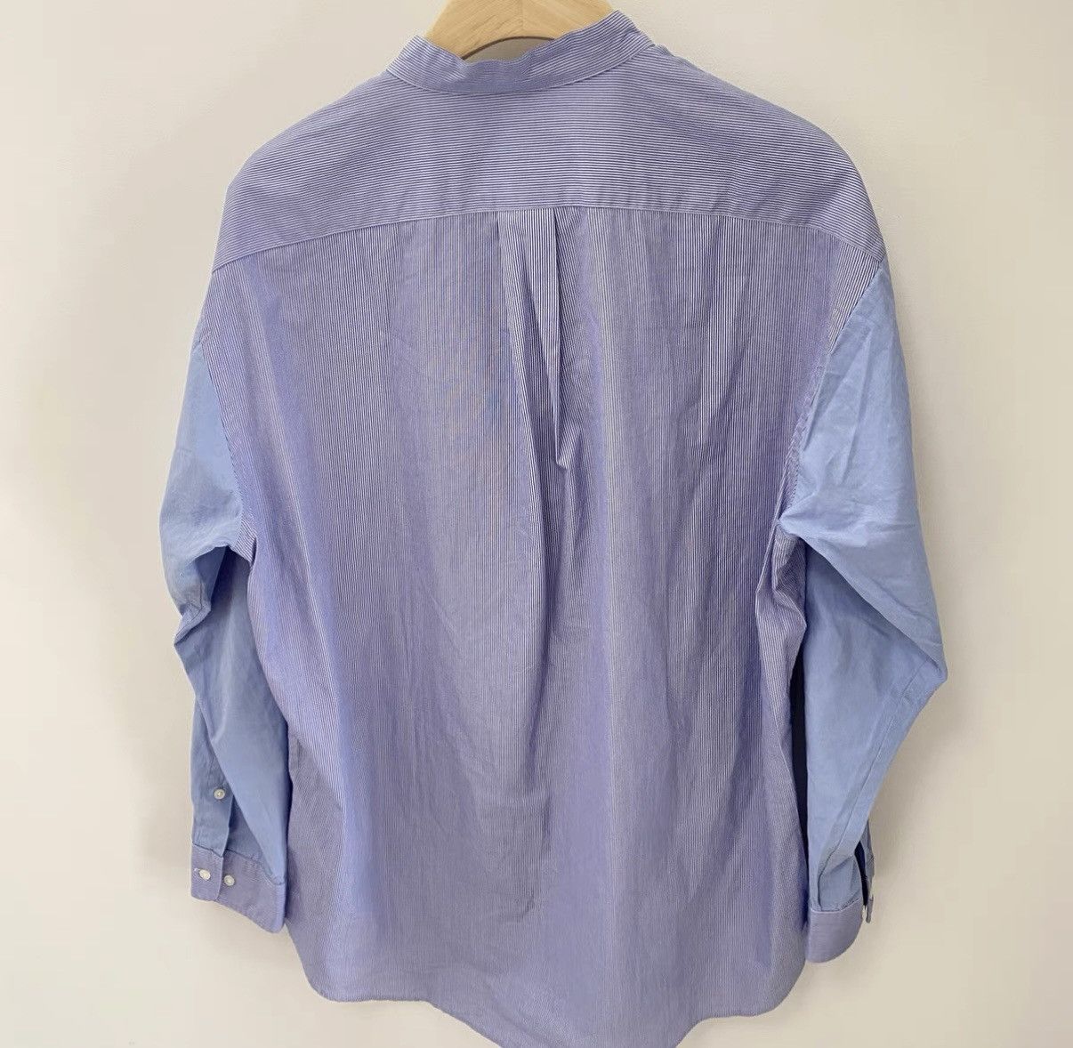 Uniqlo Uniqlo +J Supima oversized stand collar spliced shirt Size US M / EU 48-50 / 2 - 2 Thumbnail