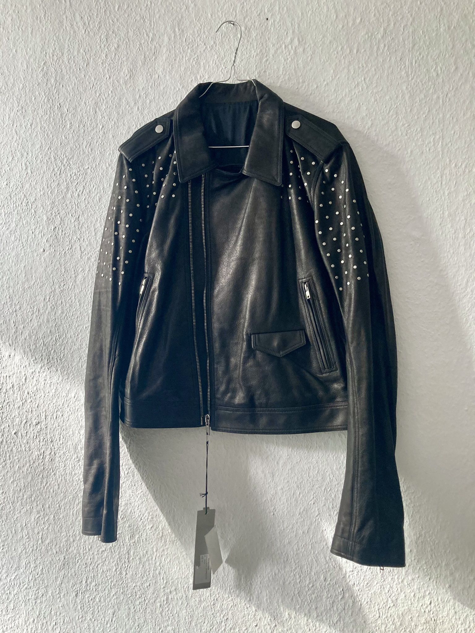Rick Owens SS19 "BABEL" Studded Stooges LCW Leather Jacket Rick Owens Size US L / EU 52-54 / 3 - 13 Thumbnail