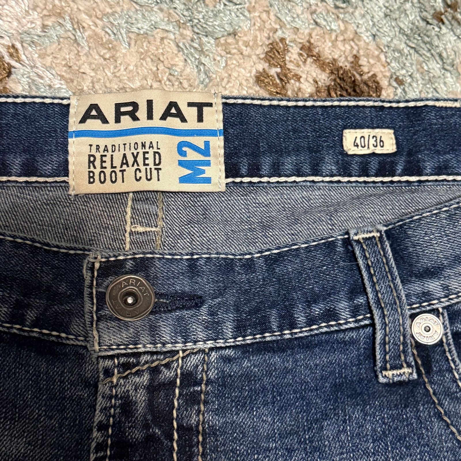 Ariat Ariat M2 Relaxed Bootcut Jeans Size 40x35 Western Workwear Size US 40 / EU 56 - 6 Thumbnail