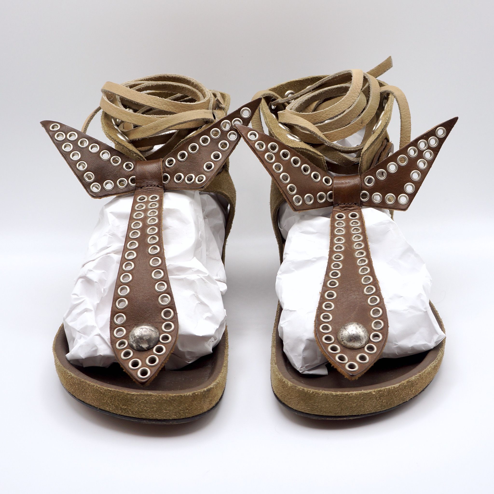 Isabel Marant Suede & Leather Tie-Up Size US 6 / IT 36 - 1 Thumbnail
