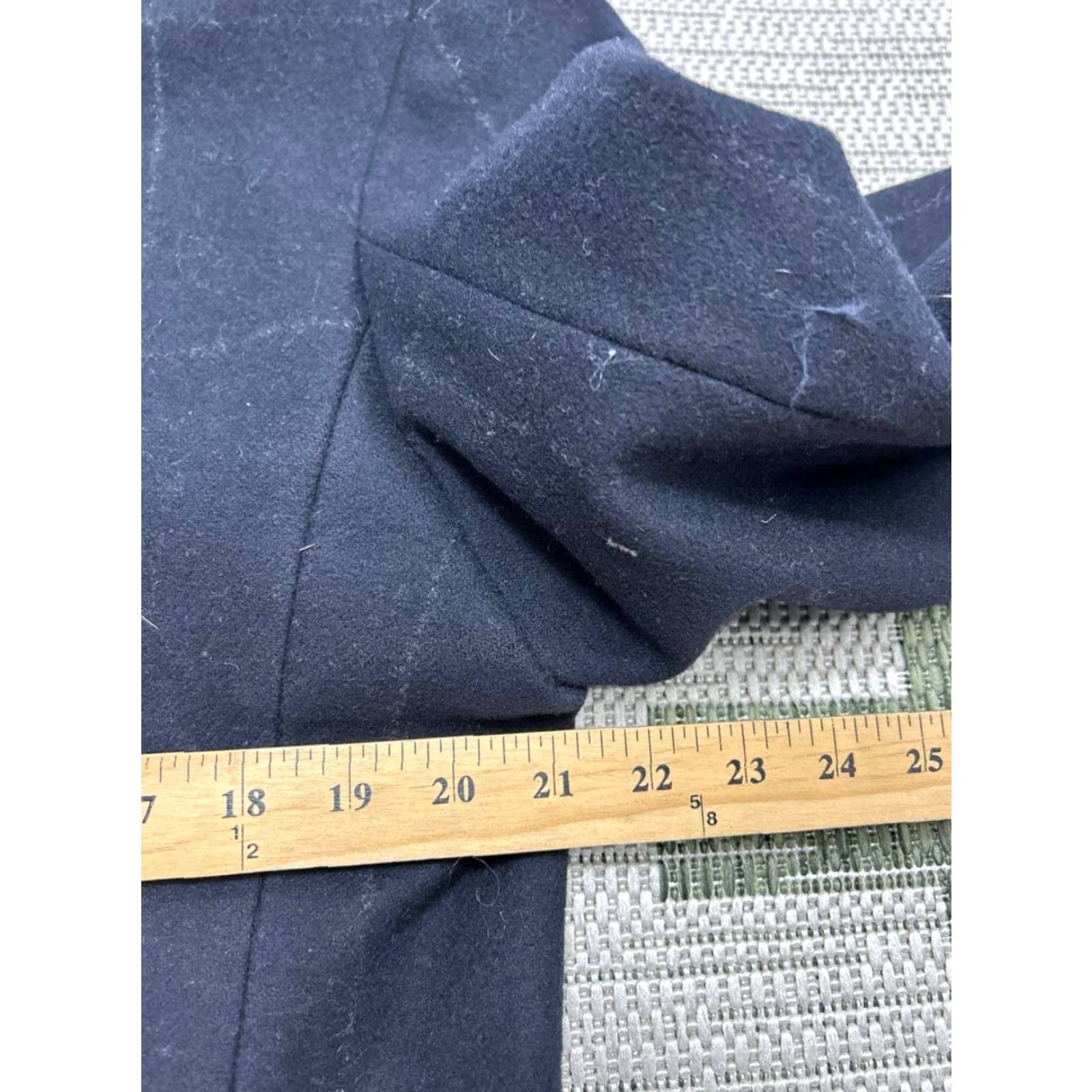 Club Monaco Club Monaco Overcoat Mens Large Blue Wool Coat Long Casual Winter Classic Mens Size US L / EU 52-54 / 3 - 7 Thumbnail