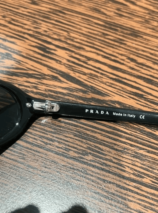 Prada PRADA Sunglasses Flame 2004 Star Fire Rectangle Wrap Shield Size ONE SIZE - 4 Thumbnail