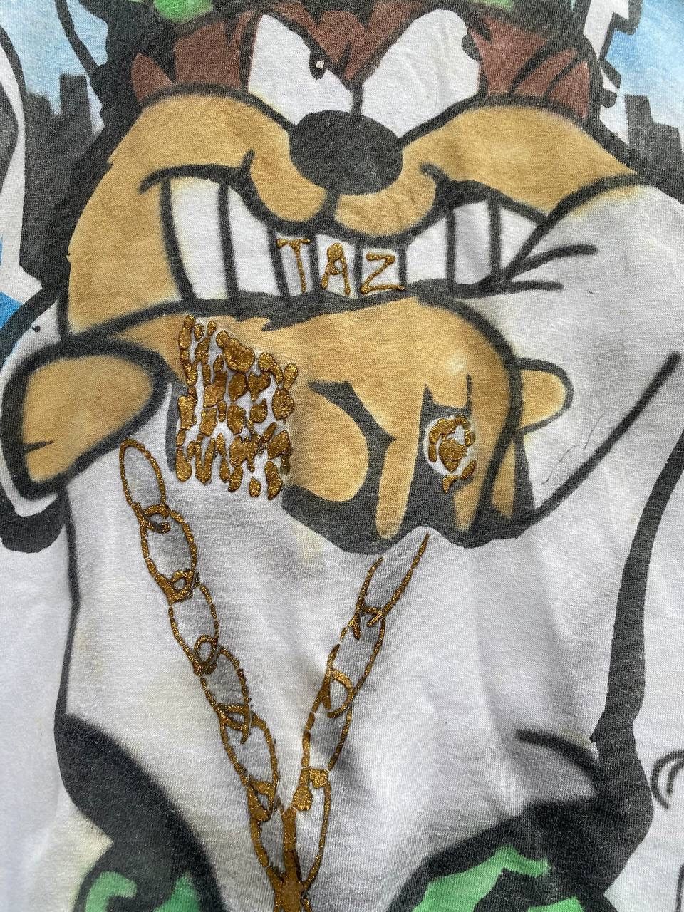 Vintage 90’s Looney Tunes Taz tee Size US XXL / EU 58 / 5 - 3 Thumbnail