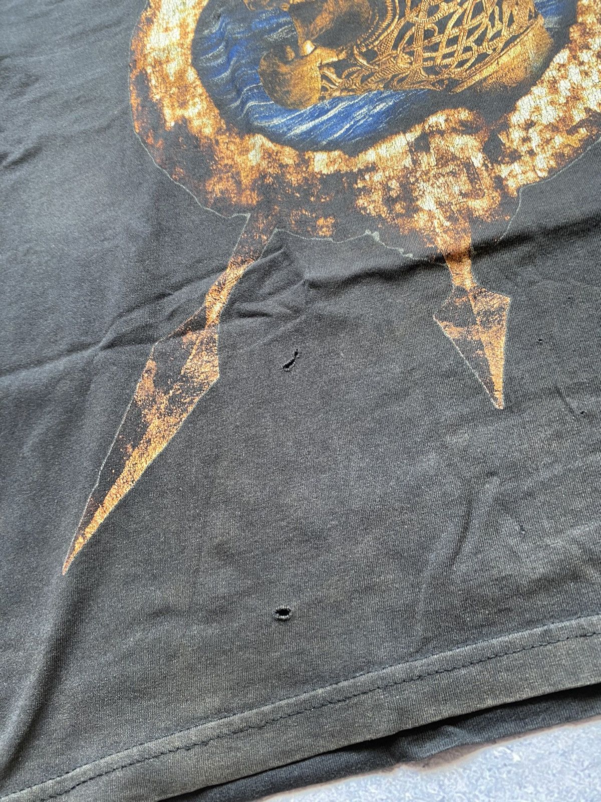 Band Tees Vintage Amon Amarth Black Rock Tees Size US L / EU 52-54 / 3 - 9 Thumbnail