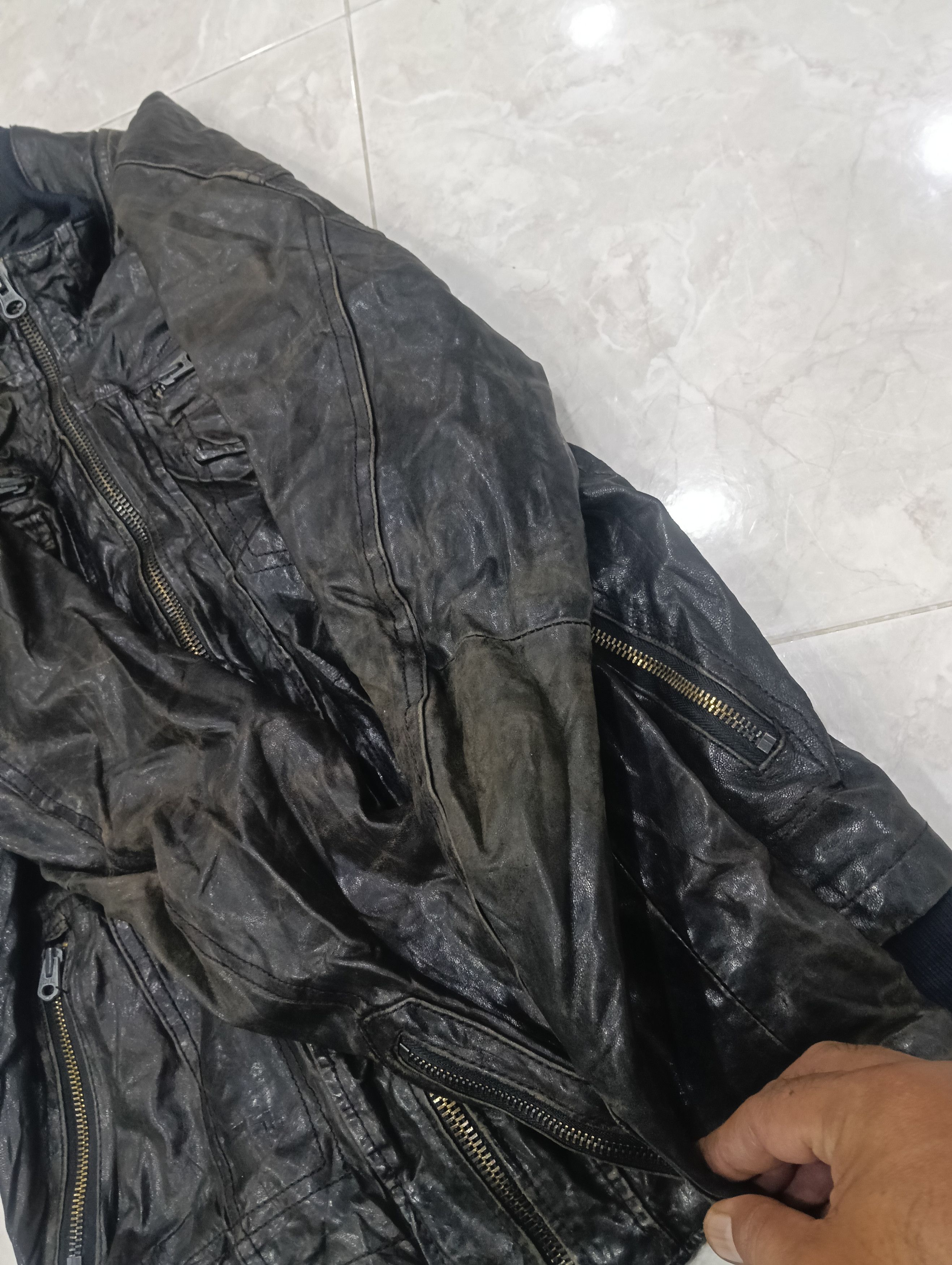 Japanese Brand Purete Leather Shine Jacket Size US M / EU 48-50 / 2 - 10 Thumbnail