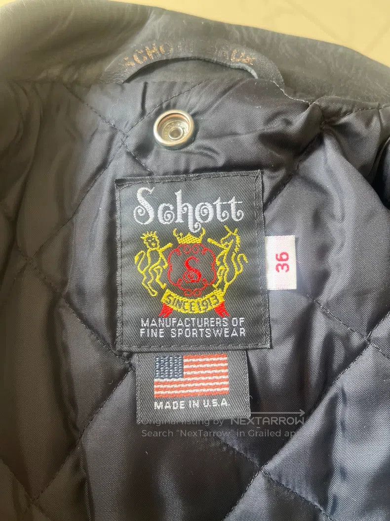 Schott Schott Leather coat Size US S / EU 44-46 / 1 - 2 Thumbnail