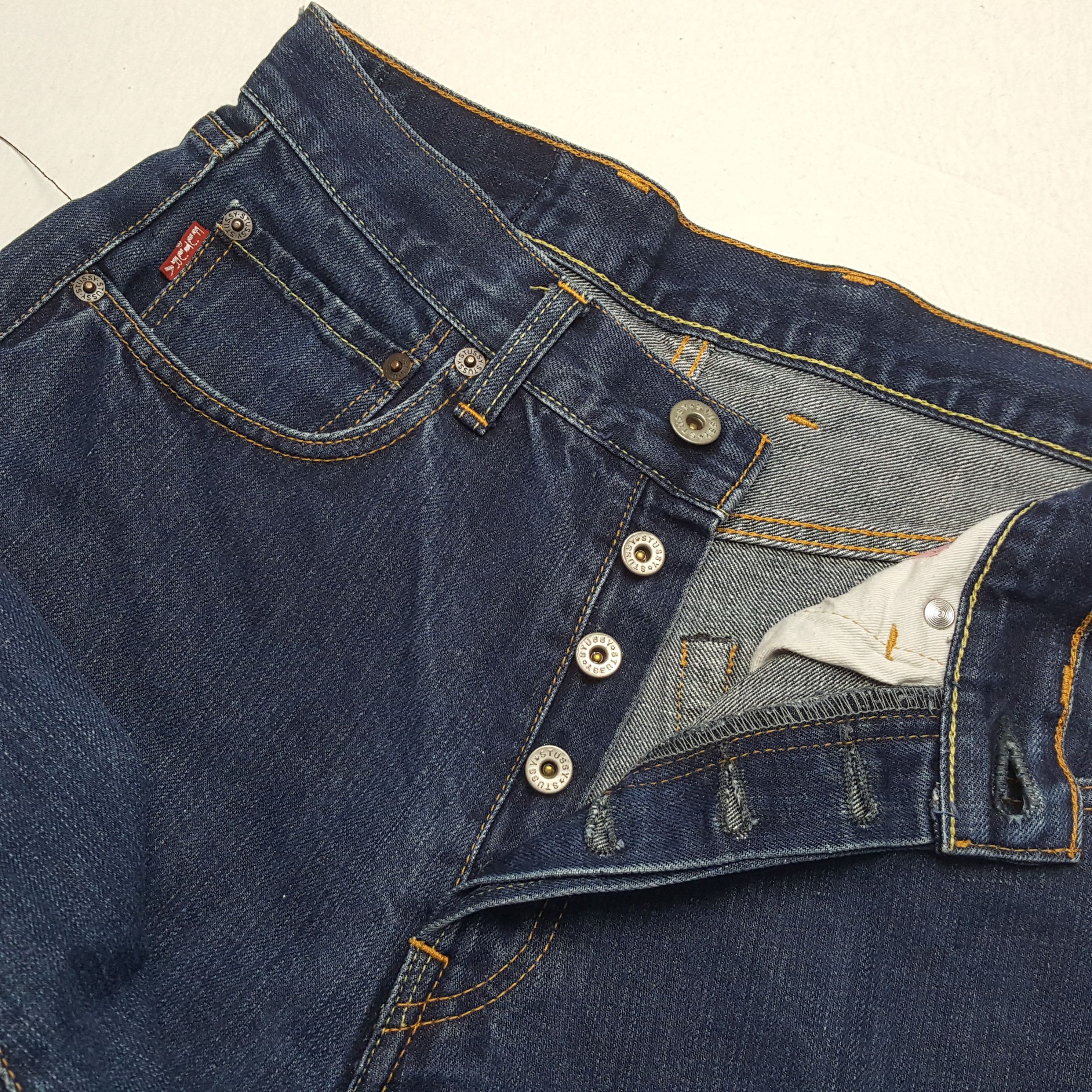 Japanese Brand × Stussy × Vintage Vintage STUSSY Streetwear Skateboard Style Jeans Size US 27 - 12 Thumbnail