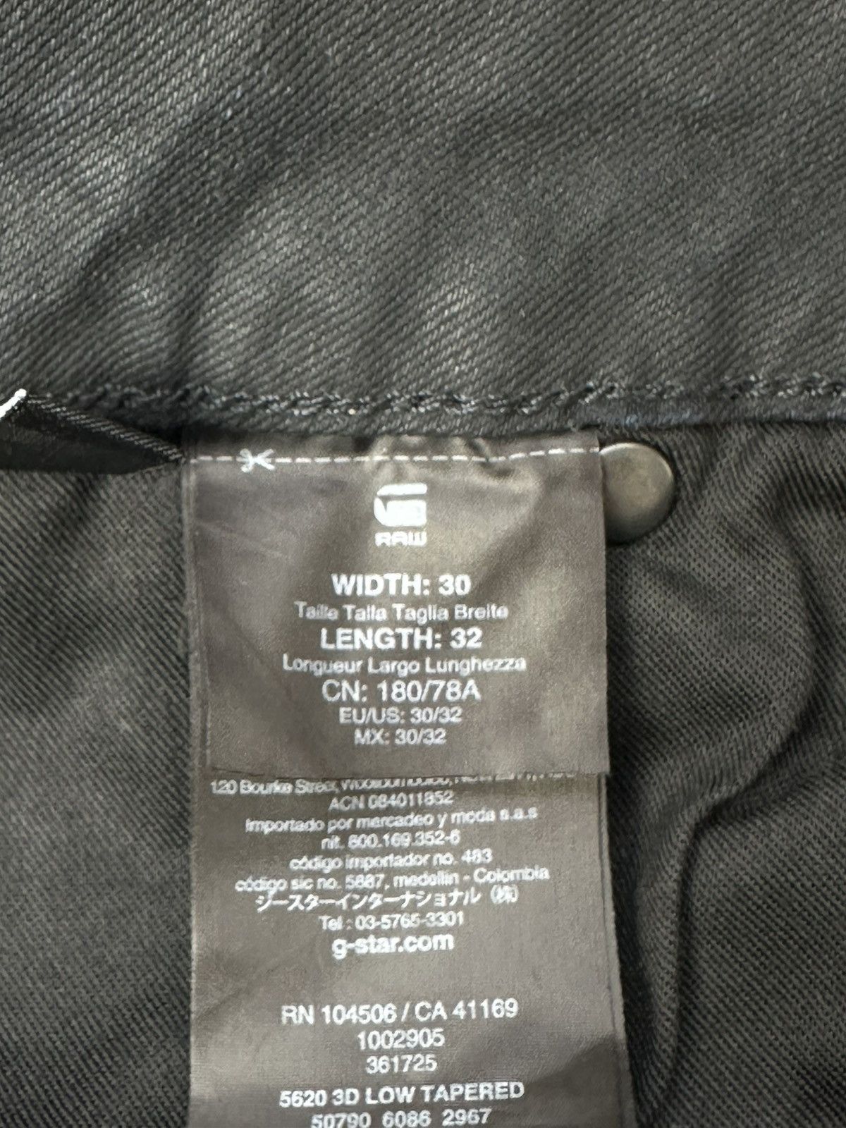 G-Star × Japanese Brand G star Raw 3D Low Tapered Baggy Jeans Size US 30 / EU 46 - 9 Thumbnail