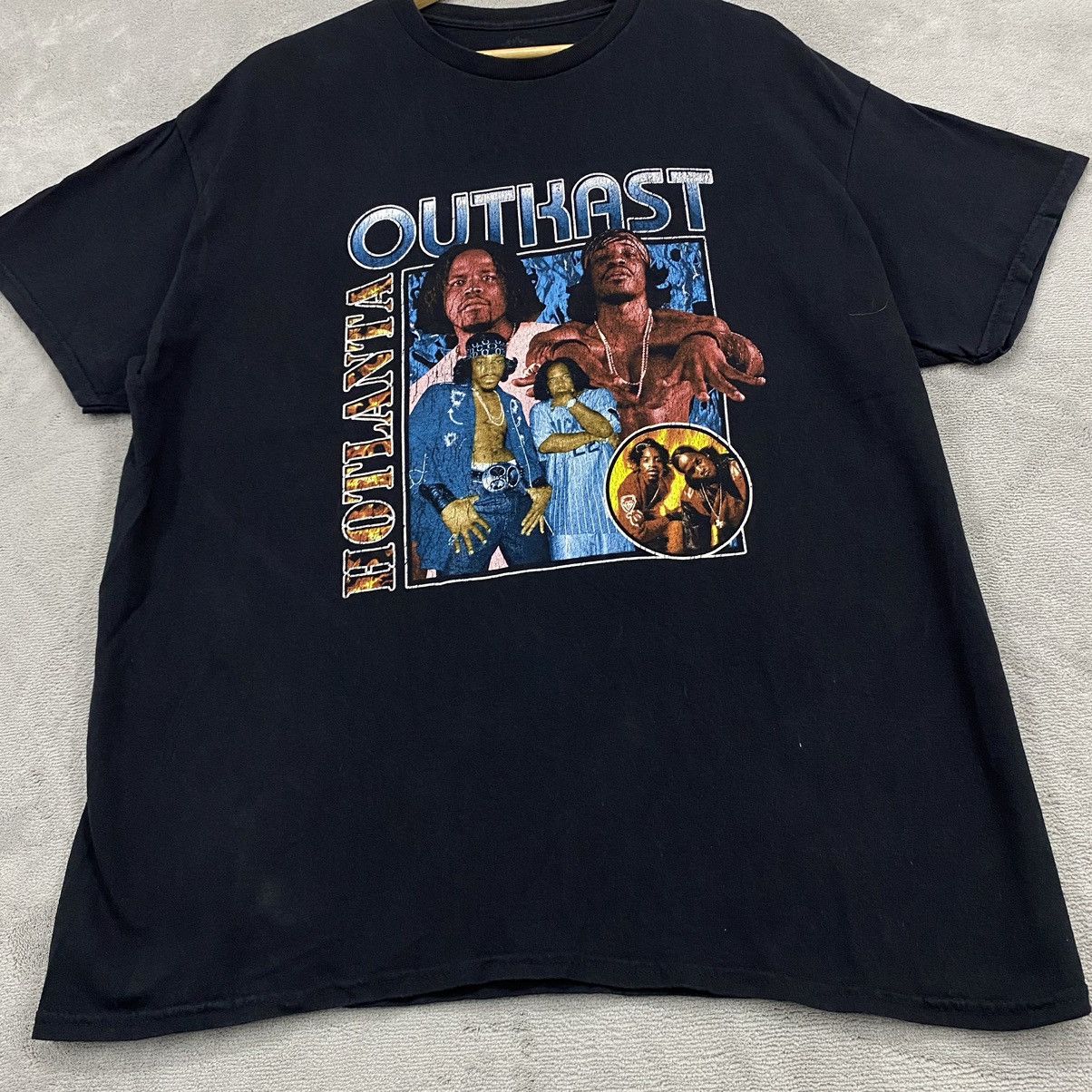 Band Tees Vintage Outkast Hotlanta Retro Graphic Tee Size US XL / EU 56 / 4 - 4 Thumbnail