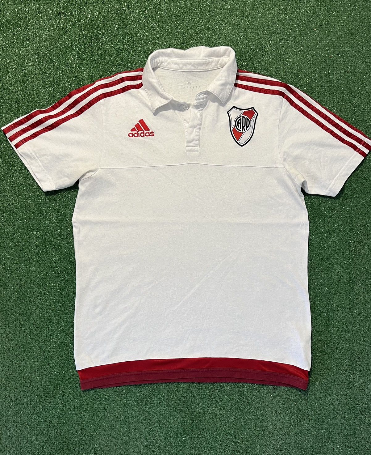 Adidas Adidas River Plate Soccer Jersey Argentina Size US M / EU 48-50 / 2 - 1 Thumbnail
