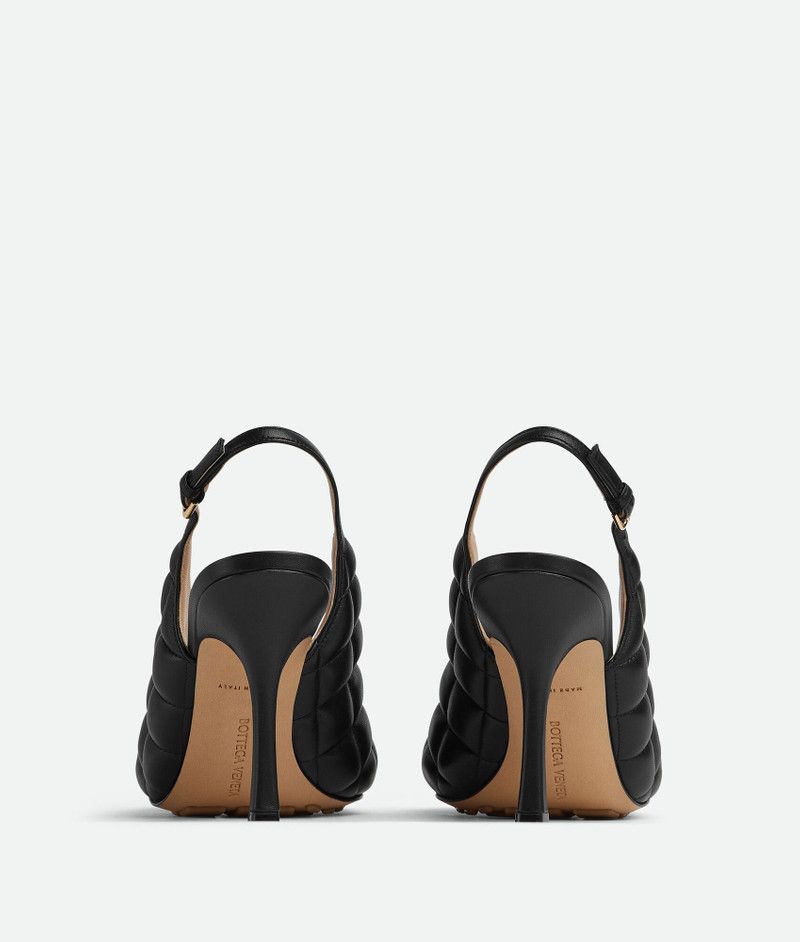 Bottega Veneta o1n1vont1225 Padded Slingback Sandals in Black Size US 10.5 / IT 40.5 - 3 Thumbnail