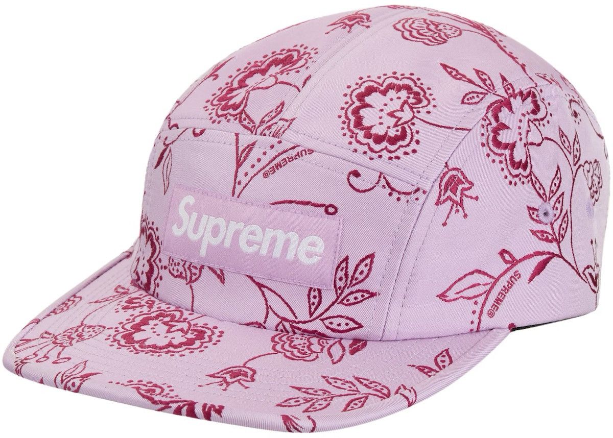 Supreme Floral Jacquard Camp Cap