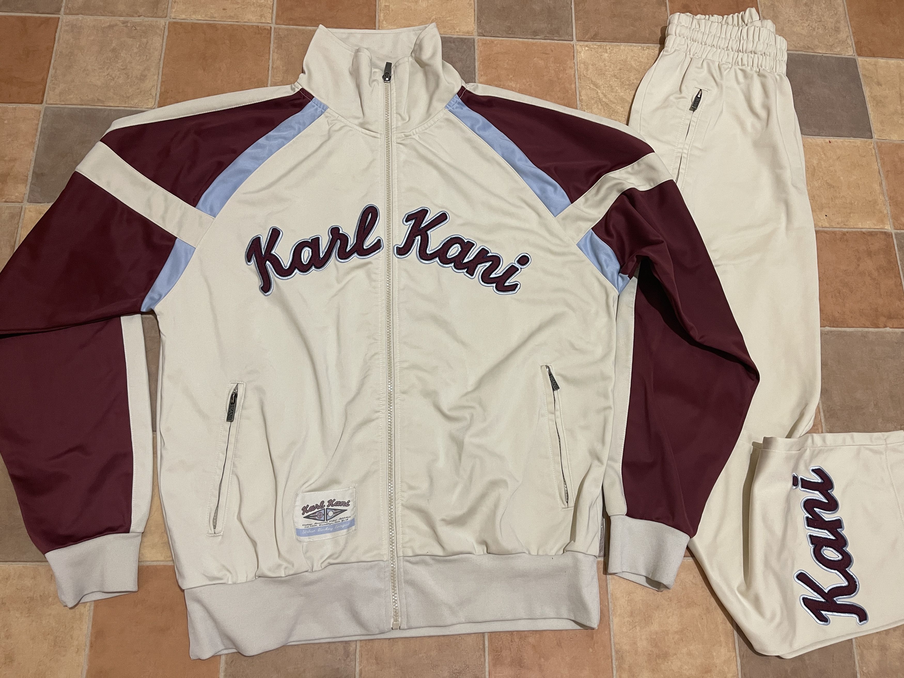 Karl Kani KARL KANI tracksuit, Kani track suit jacket pants set, 90s L Size US L / EU 52-54 / 3 - 1 Thumbnail