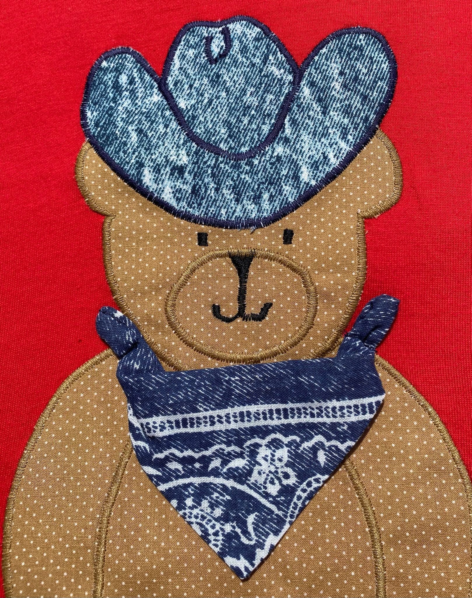 Hanes 80’s Teddy Bear Cowboy Western Bandanna T-Shirt Large Size L / US 10 / IT 46 - 3 Thumbnail