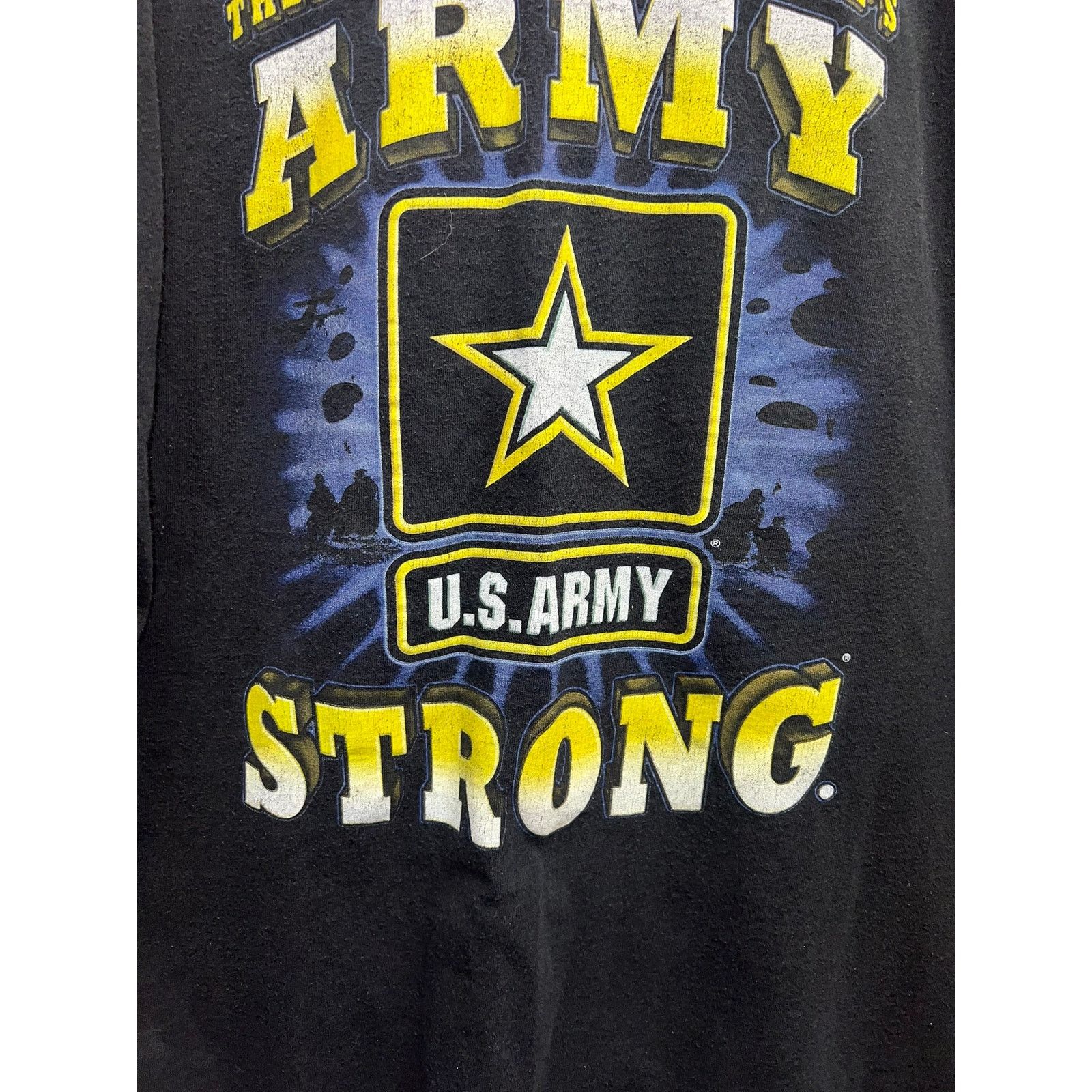 Vintage Vintage Army Shirt United States US USA Black 3D Tee Large Size US L / EU 52-54 / 3 - 8 Thumbnail