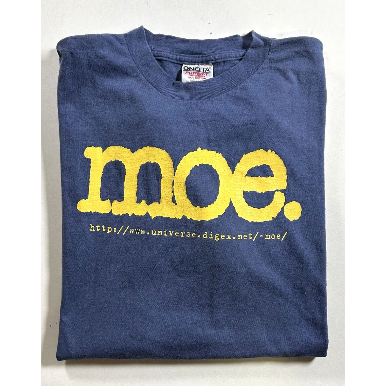 Vintage VINTAGE Moe. Sony 550 Music T-Shirt 90s XL Oneita Tag Blue Single Stitch Size US XL / EU 56 / 4 - 2 Thumbnail