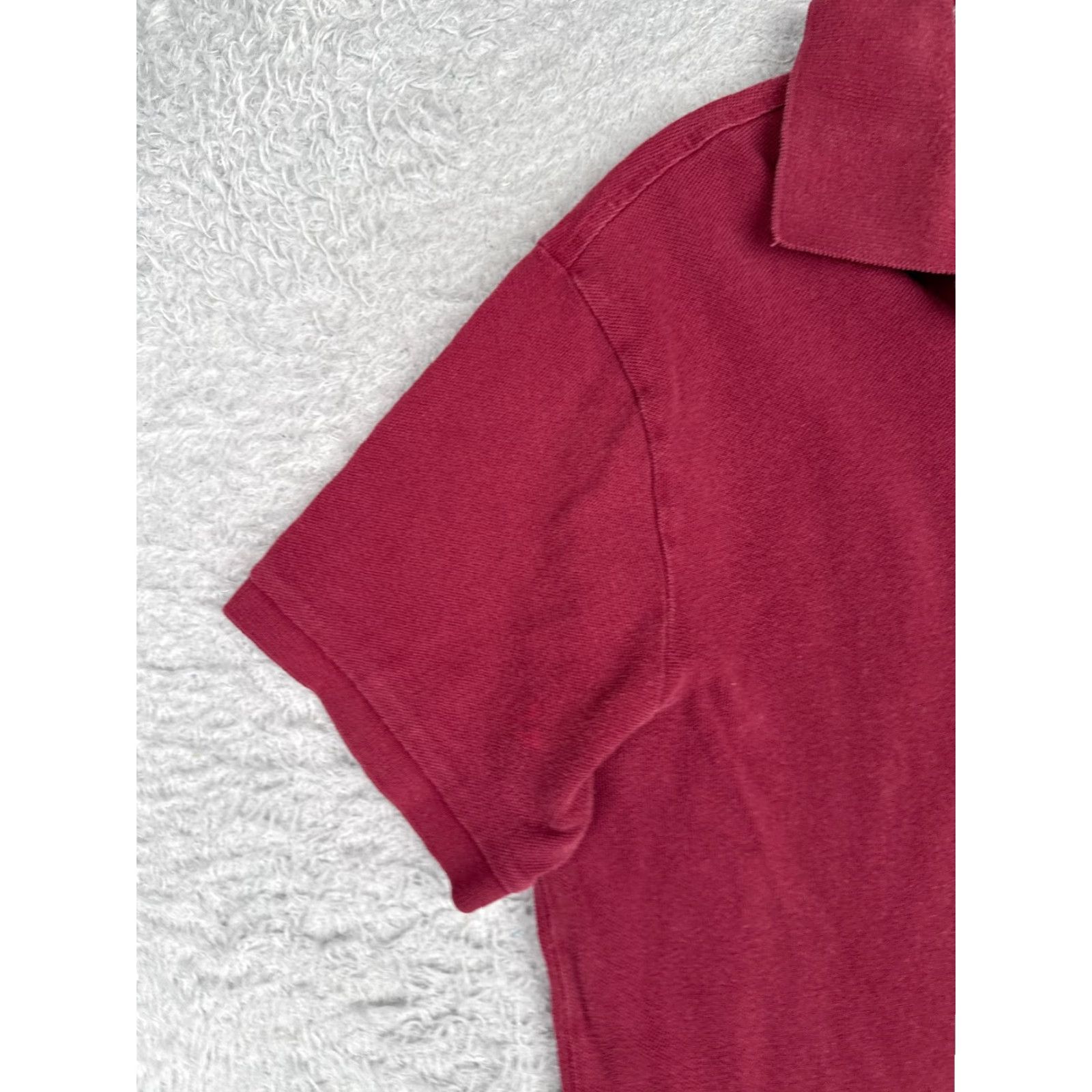 Ralph Lauren VINTAGE Ralph Lauren Polo Shirt Men M Red 100% Cotton Slim Fit Size US M / EU 48-50 / 2 - 3 Thumbnail
