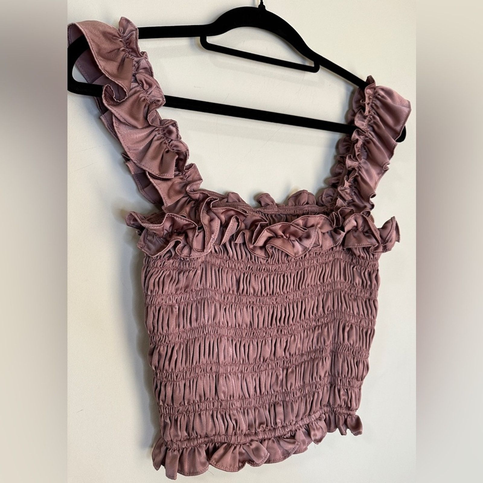 ELLIATT ELLIATT Size XS Cyrene Top Light Mauve Smocking Size XS / US 0-2 / IT 36-38 - 9 Thumbnail