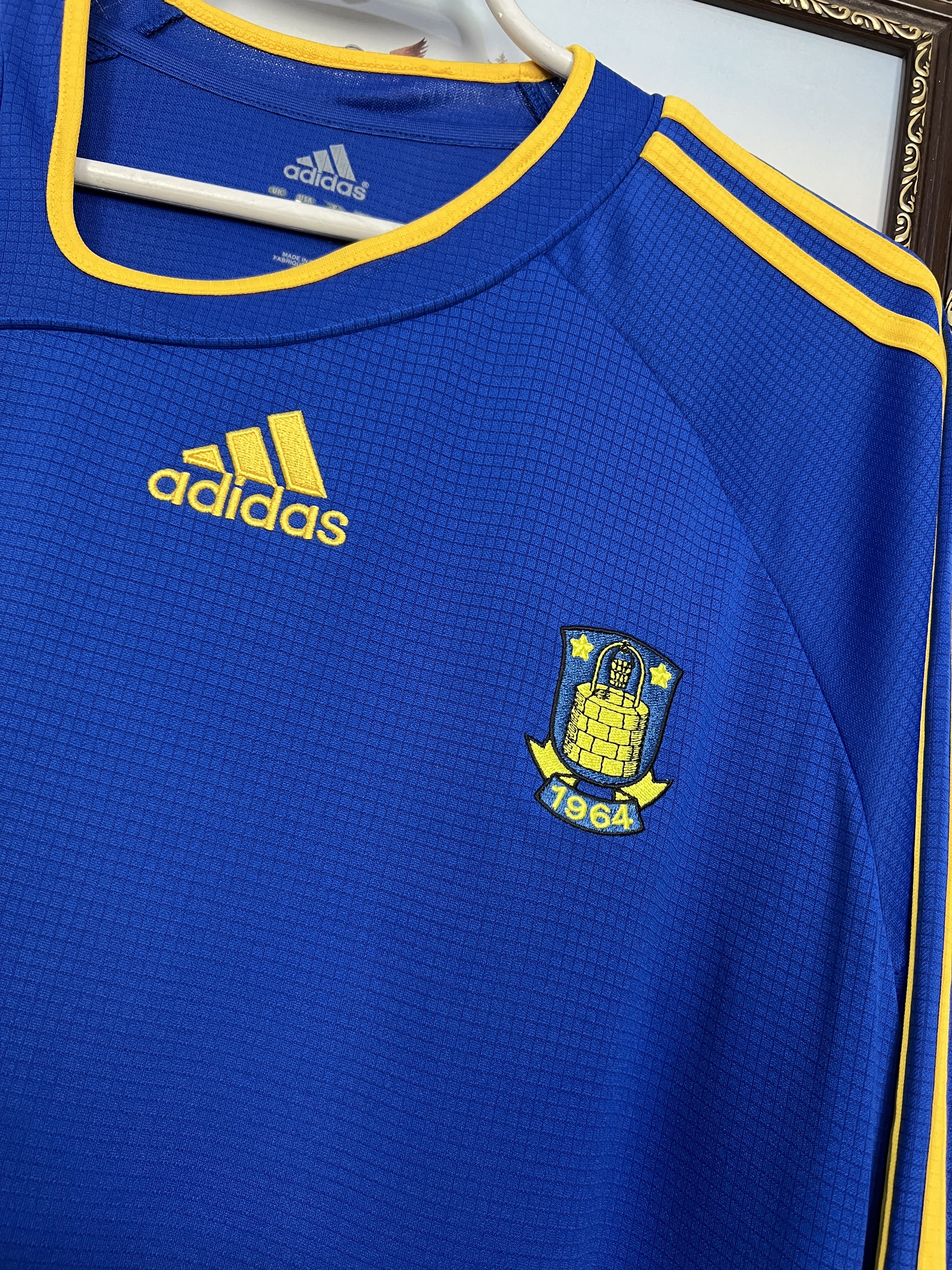 Adidas Brondby Away football shirt 2006 Long Sleeve Adidas Jersey Size US L / EU 52-54 / 3 - 3 Thumbnail