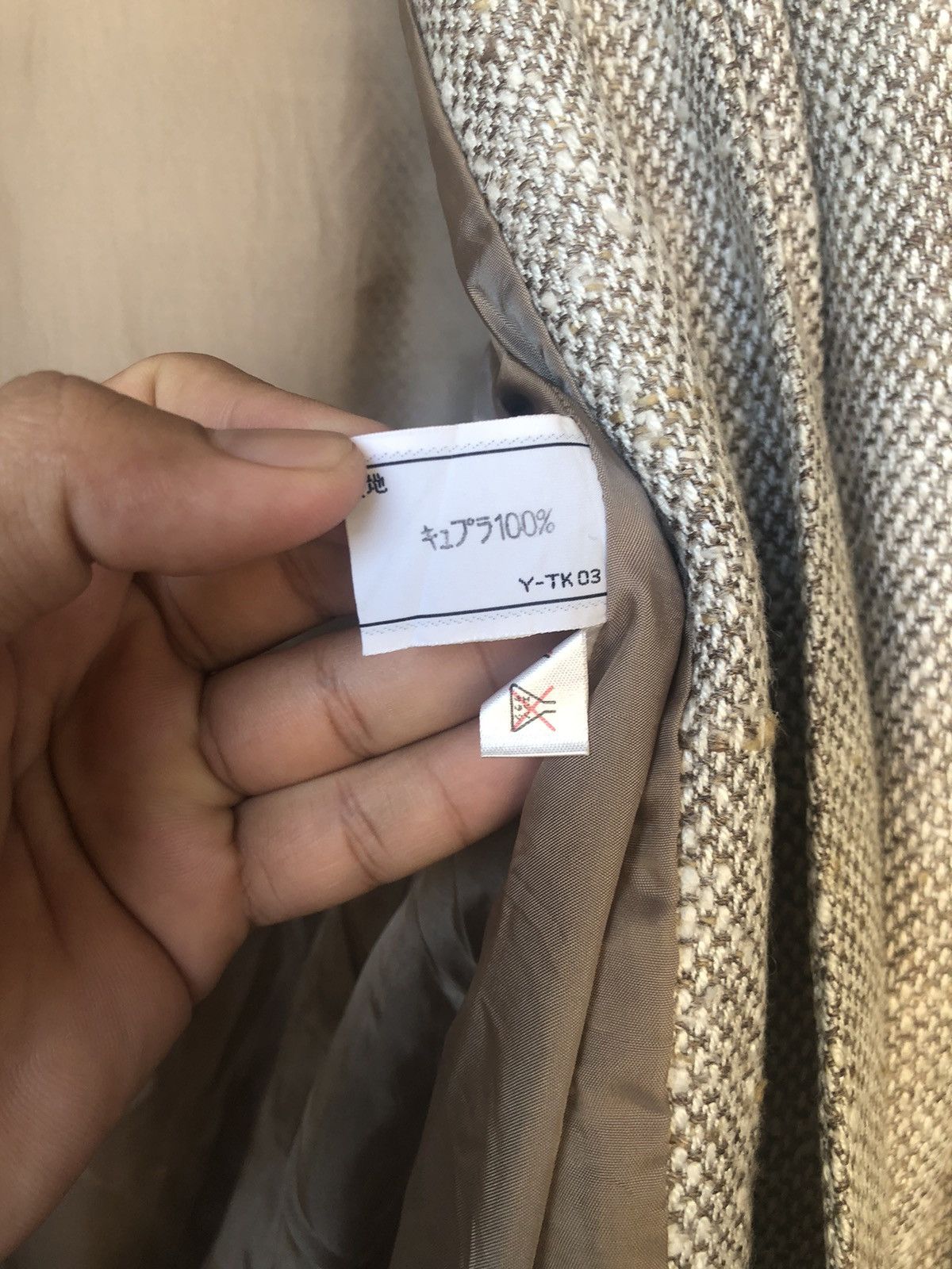 Christian Dior Monsieur Vintage Christian Dior Tweed Cupra Blazer Jacket Size M / US 6-8 / IT 42-44 - 18 Thumbnail