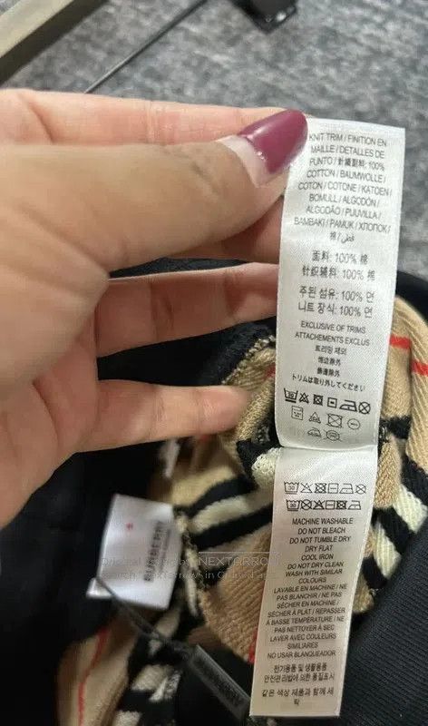 Burberry Burberry Black Check Cotton Casual Pants. Size 30" / US 8 / IT 44 - 7 Thumbnail