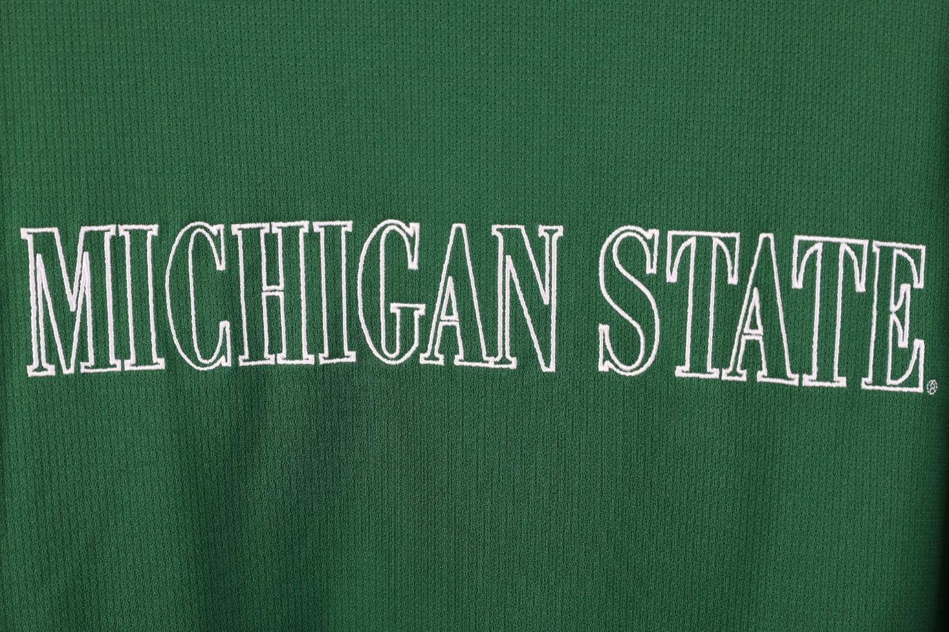 Nike Vintage Nike Swoosh Michigan State University Zip Jacket Size US M / EU 48-50 / 2 - 13 Thumbnail