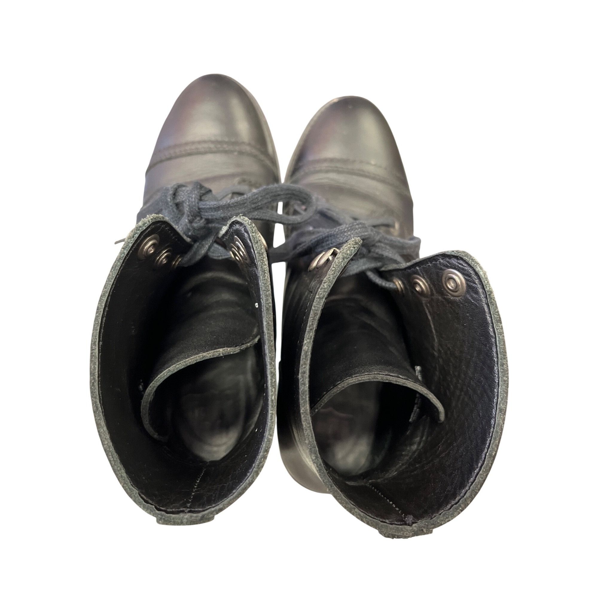 Other Thurday Boot Co. Wms black leather hand crafted ankle boots Size US 6.5 / IT 36.5 - 14 Thumbnail