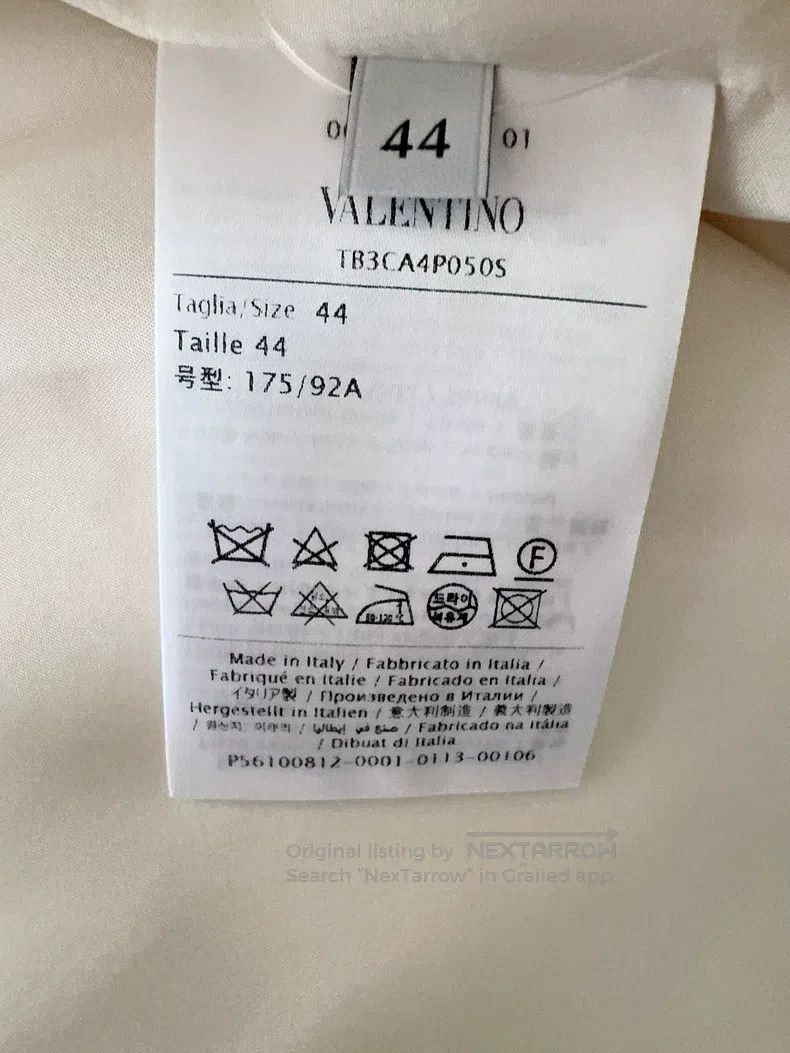 Valentino Valentino White wool heavy work coat Size M / US 6-8 / IT 42-44 - 7 Thumbnail