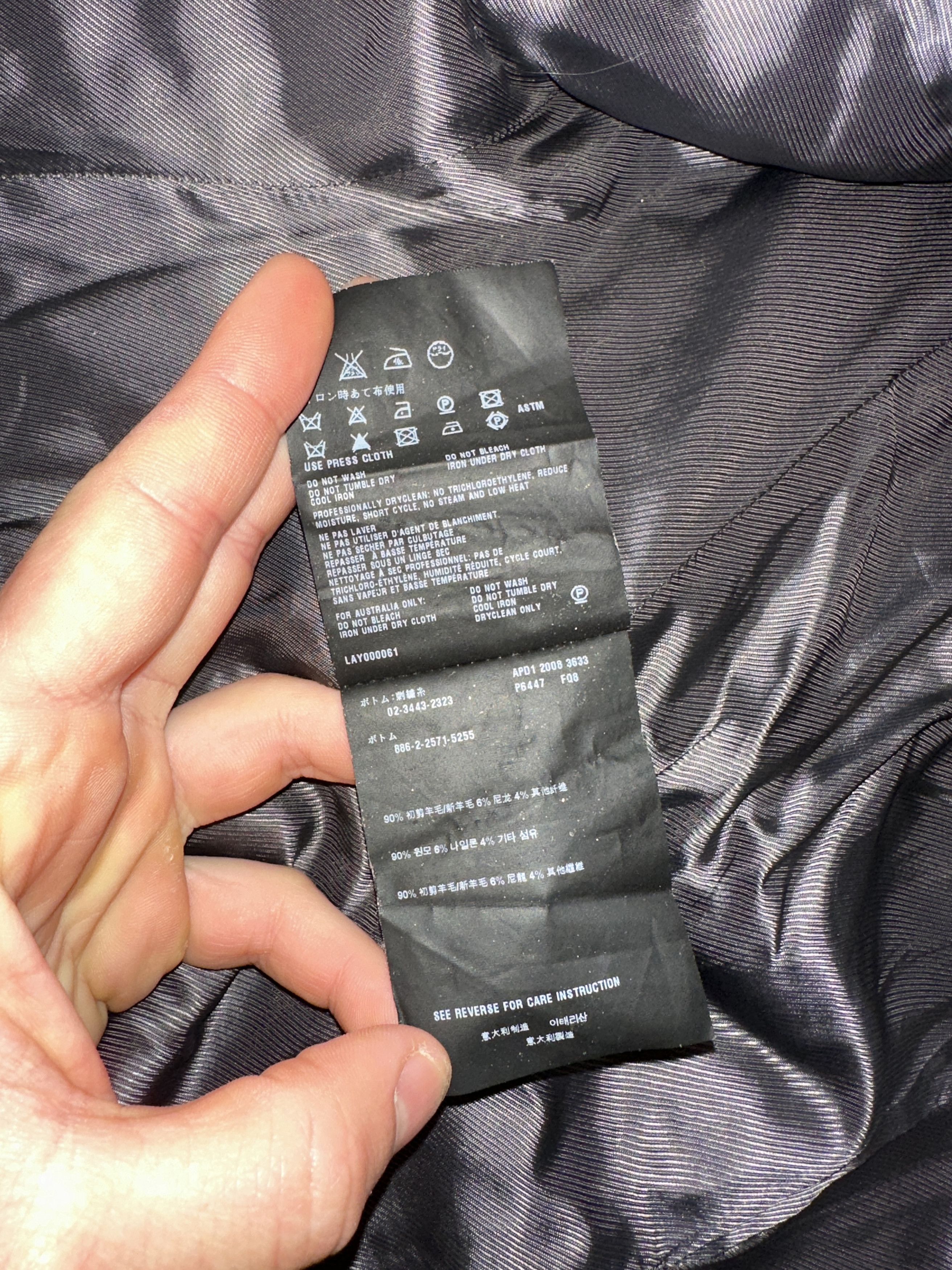 Prada Prada IT40 Double Breasted Peacoat Jacket Tailored Fit Size S / US 4 / IT 40 - 16 Thumbnail