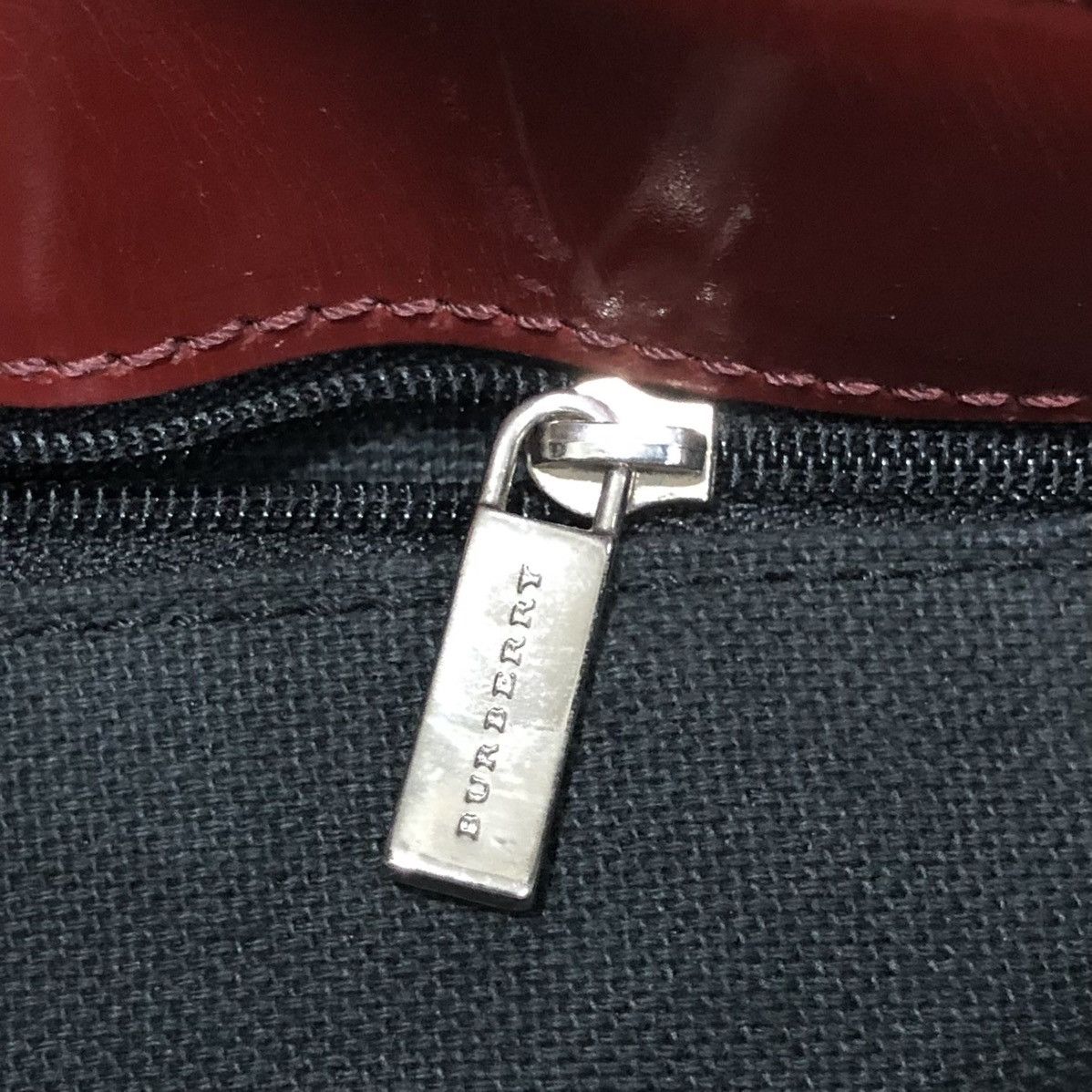 Burberry BURBERRY Nova Check Tote Bag PVC Leather Beige Auth T-03-01 Size ONE SIZE - 19 Thumbnail