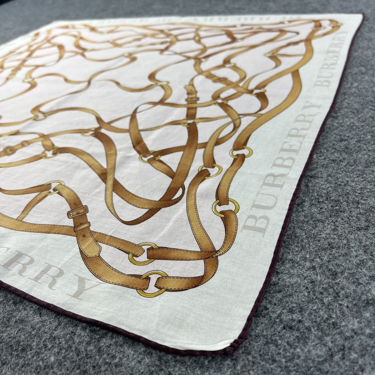 Burberry × Vintage Burberry Handkerchief / Bandana / Neckerchief B440 Size ONE SIZE - 4 Thumbnail