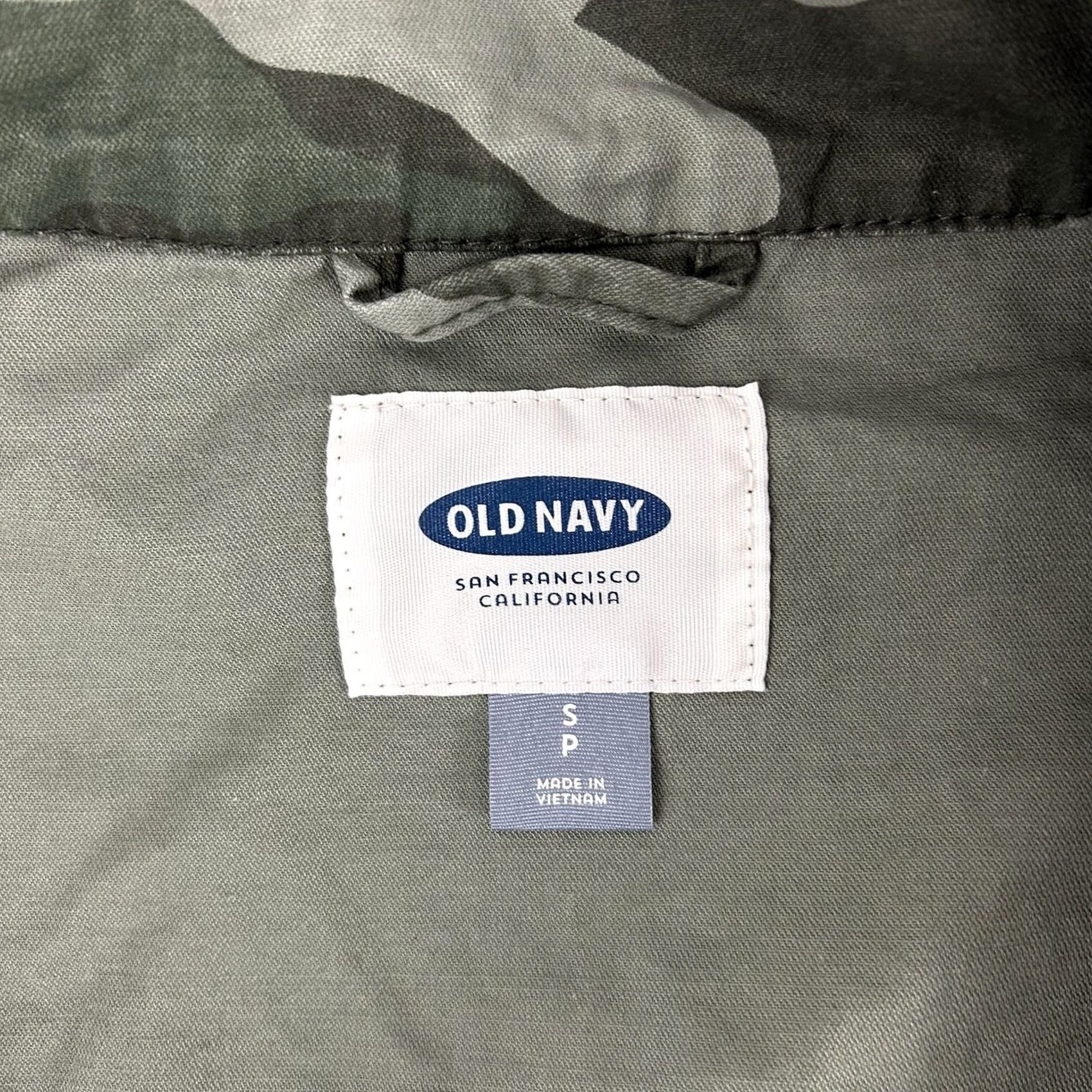 Old Navy Old Navy Camouflage Jacket Womens Size S Military Green Full Zip Camo Army Outdoor Shirt? Size S / US 4 / IT 40 - 3 Thumbnail